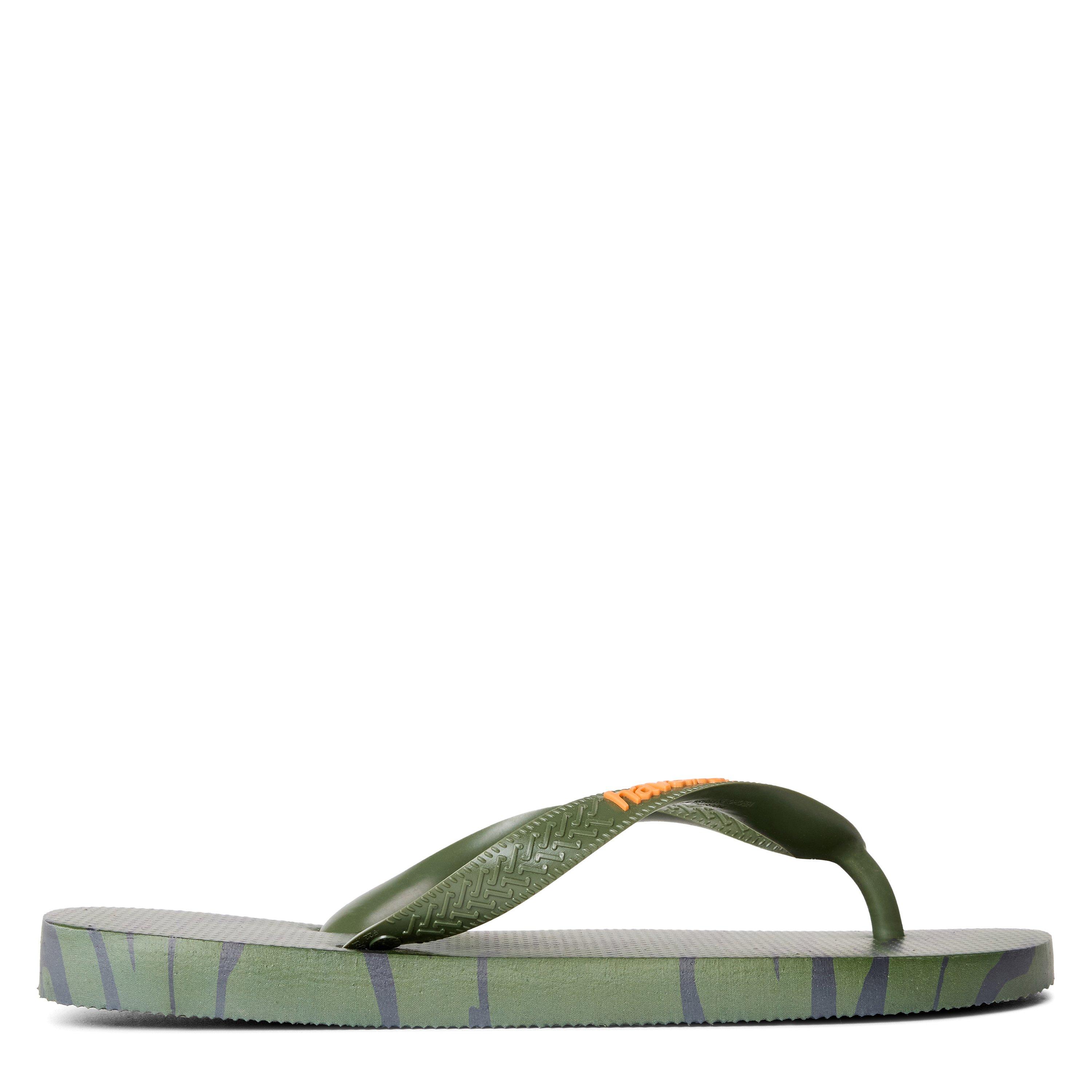 Green - Havaianas - Hav. Top Camouflage Green 37/38 Flip Flops Womens - 1
