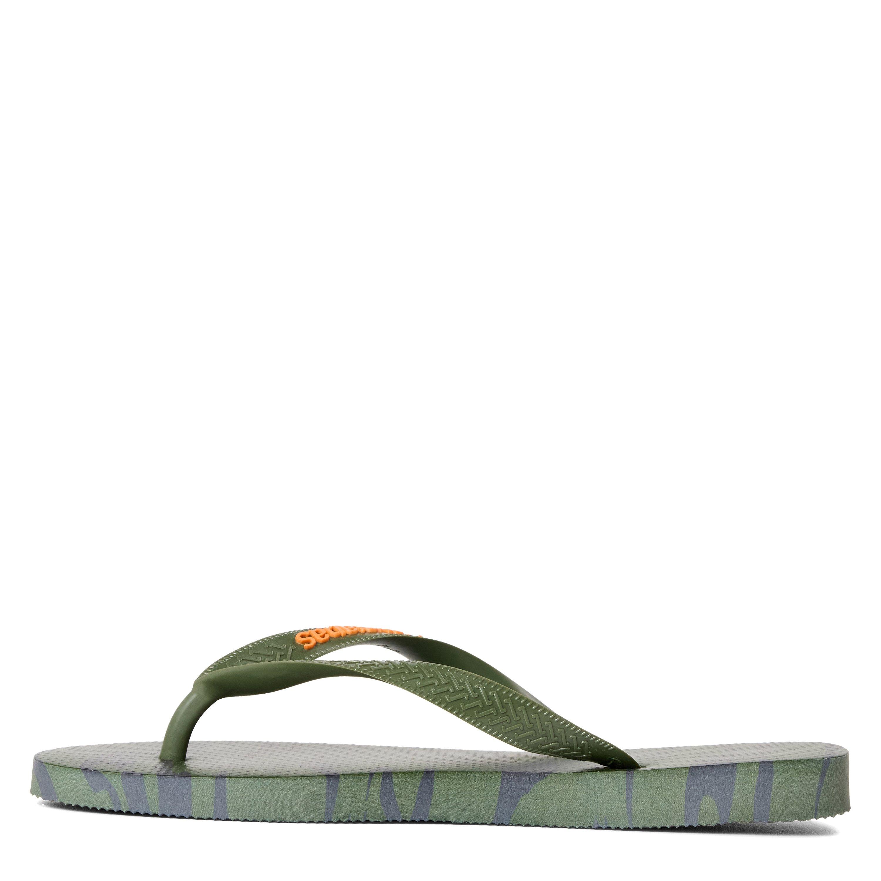 Green - Havaianas - Hav. Top Camouflage Green 37/38 Flip Flops Womens - 2