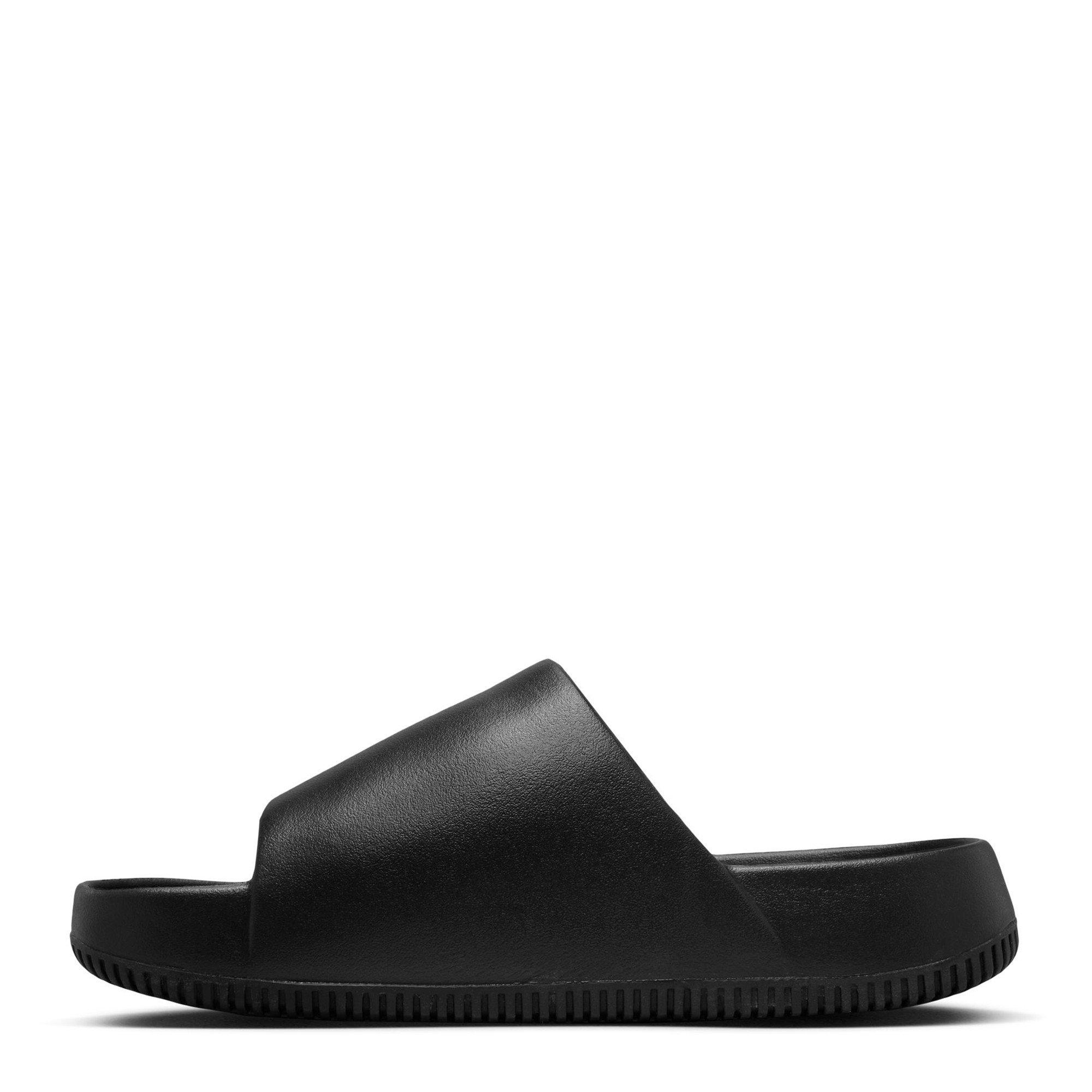 Black - Nike - Calm Womens Slide Sandals - 2