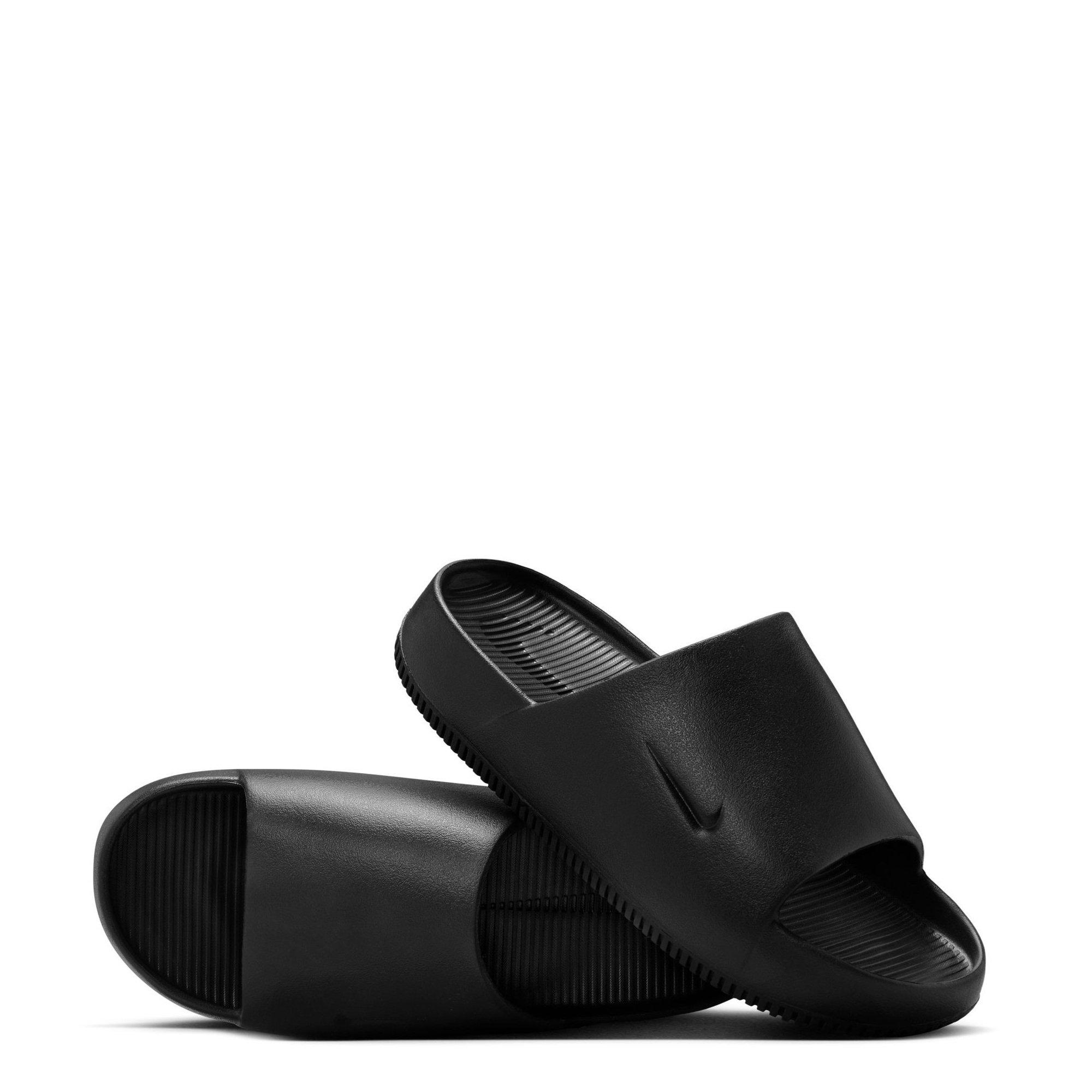 Black - Nike - Calm Womens Slide Sandals - 8