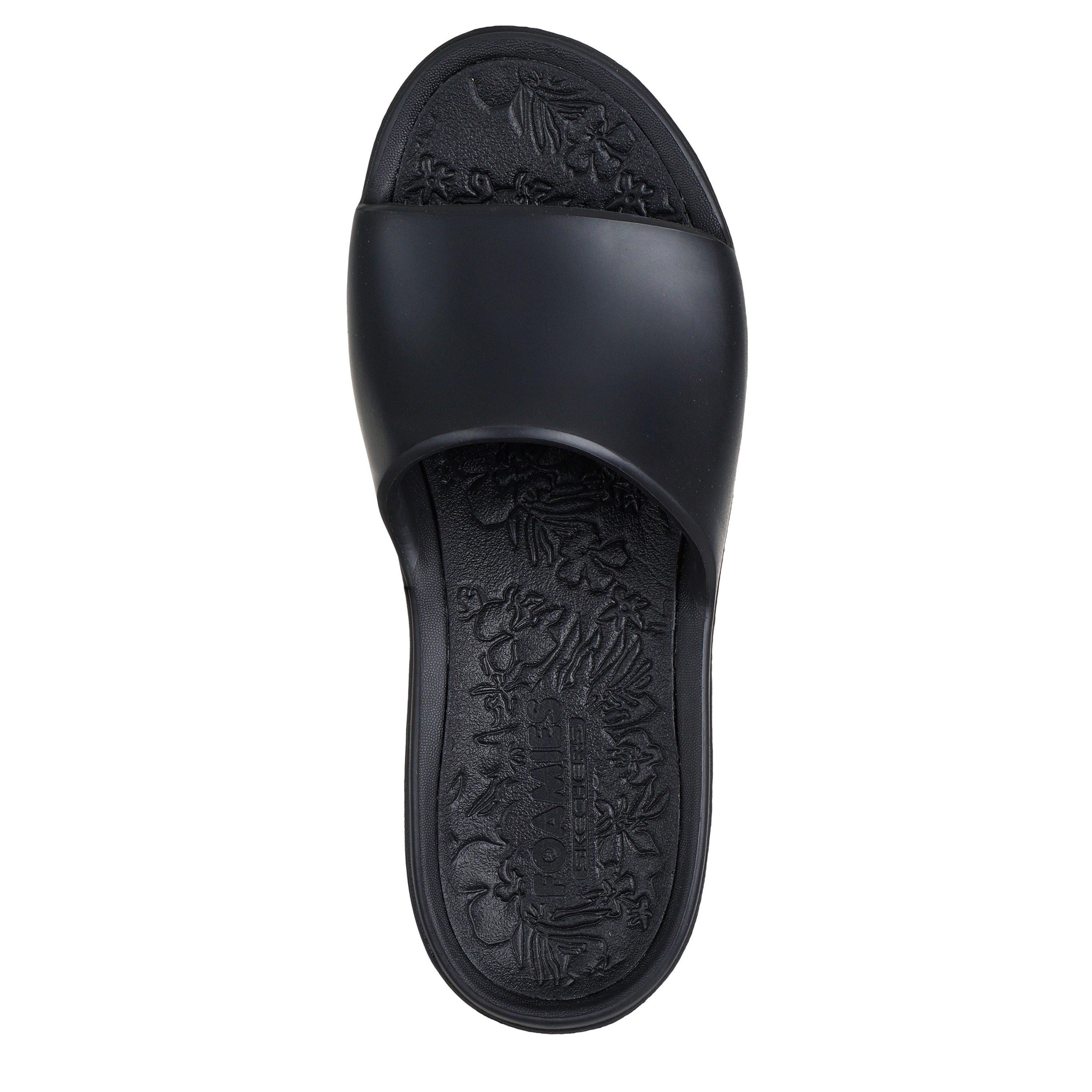 BLACK - Skechers - Women's AFIT ASCEND Pool Sliders - 5