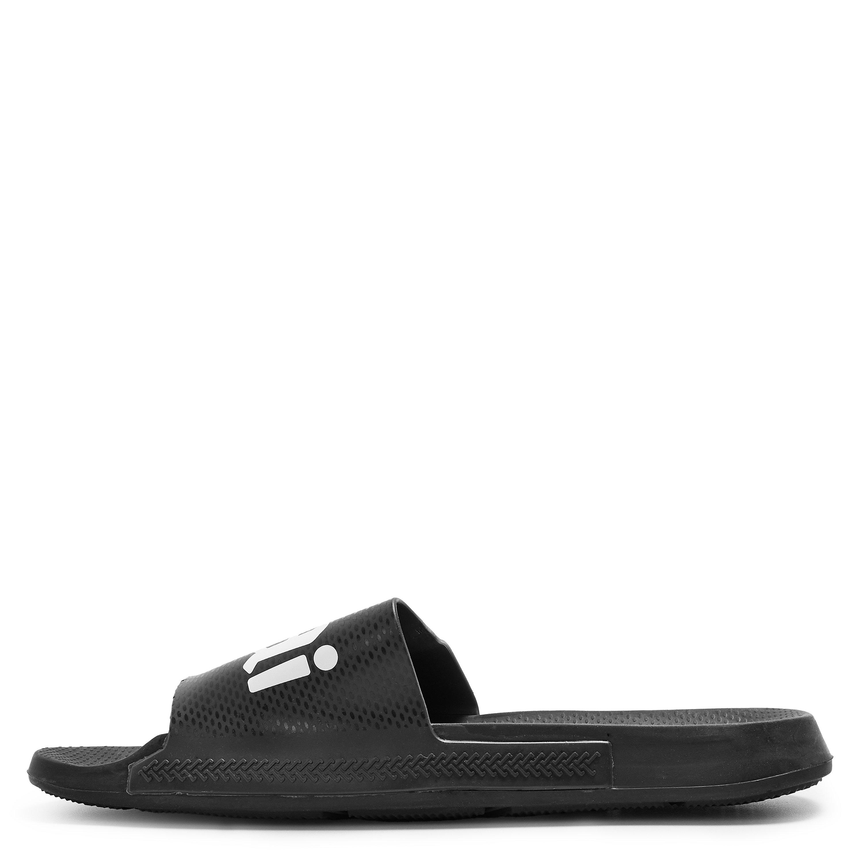 Black - Havaianas - Hav. Slide Classic Logomania Black Flip Flops Womens - 2