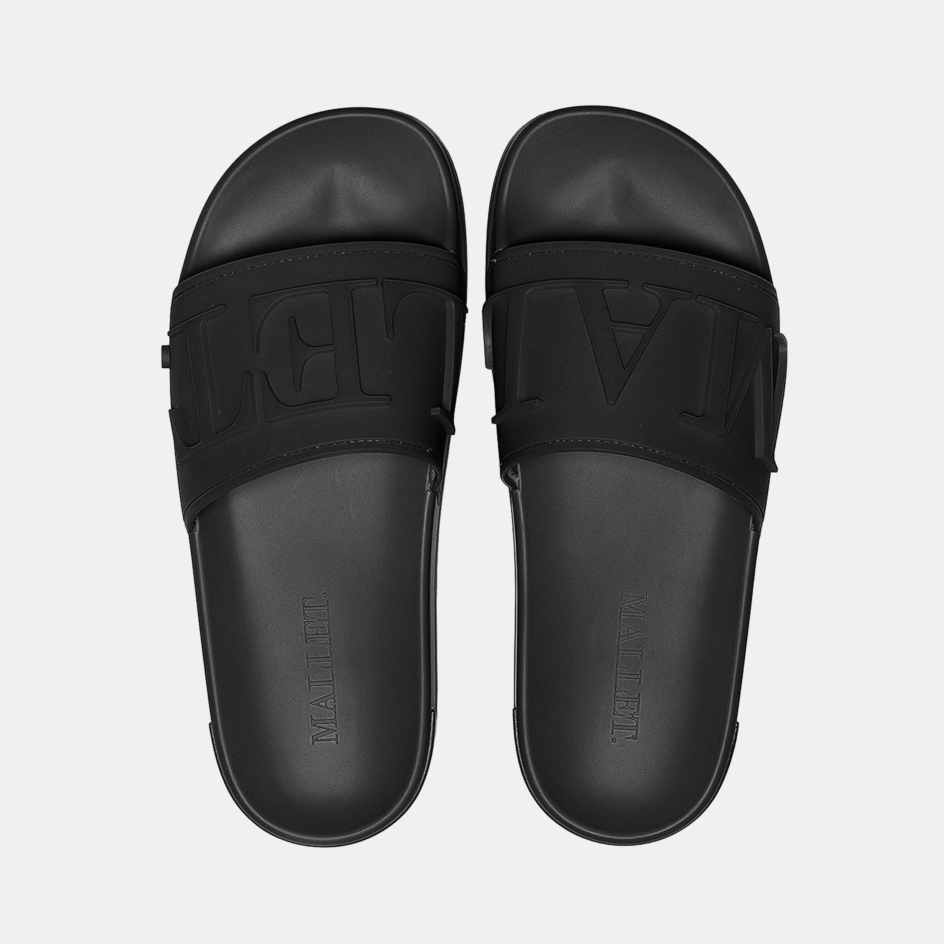 Black Black - Mallet - Embossed Logo Slides - 4
