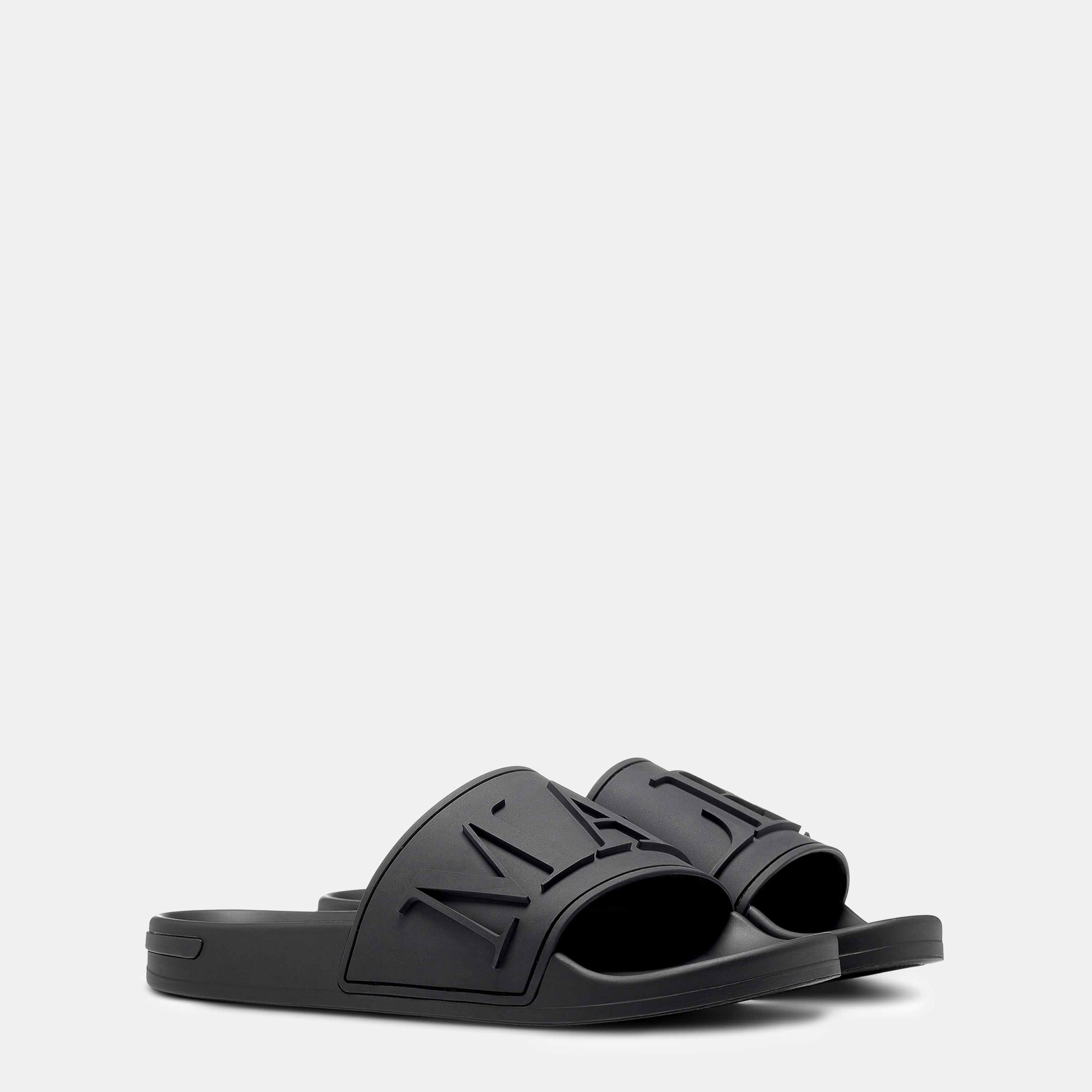 Black Black - Mallet - Embossed Logo Slides - 5