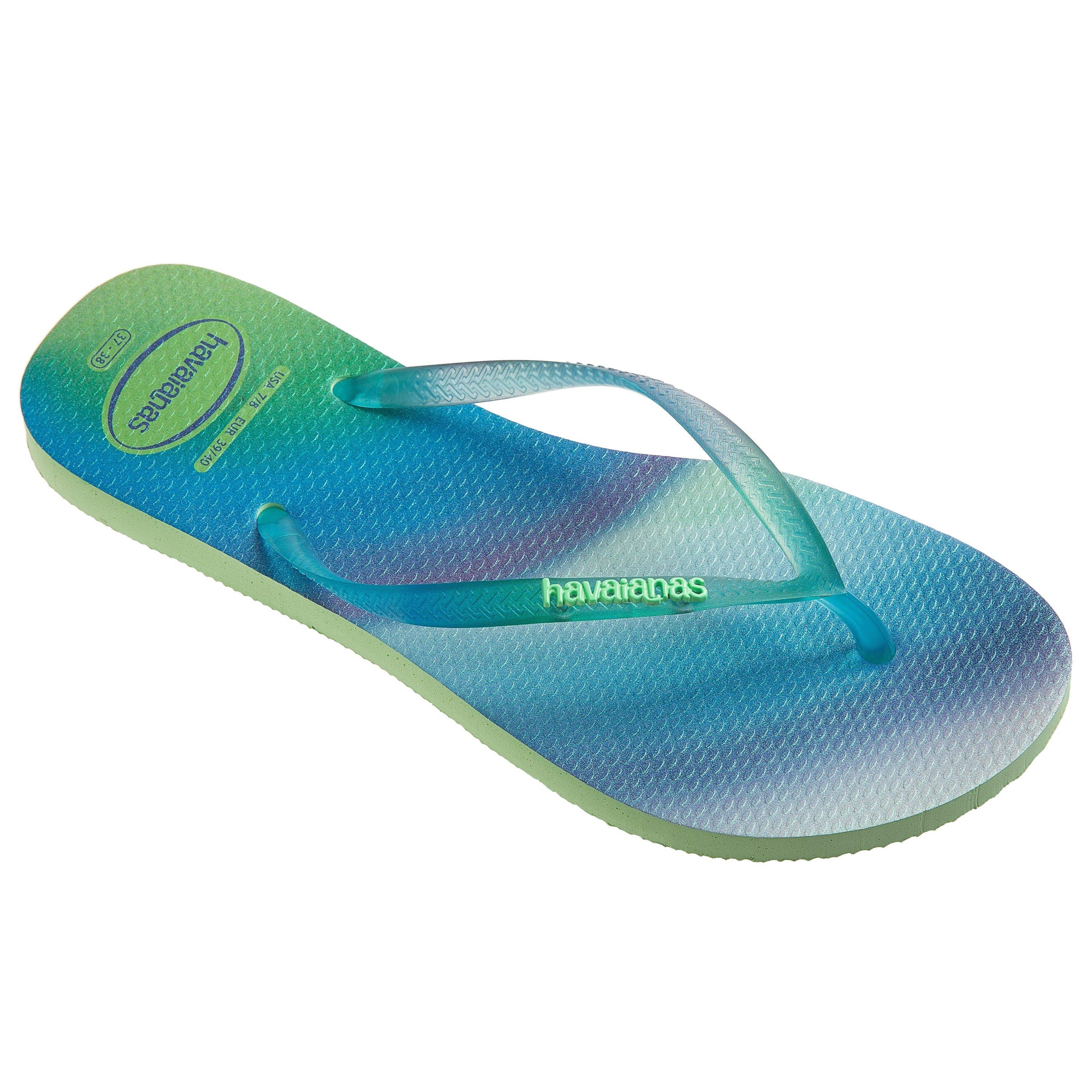 Citronella - Havaianas - Hav. Slim Metallic Rainbow Citronel Flip Flops Womens - 2