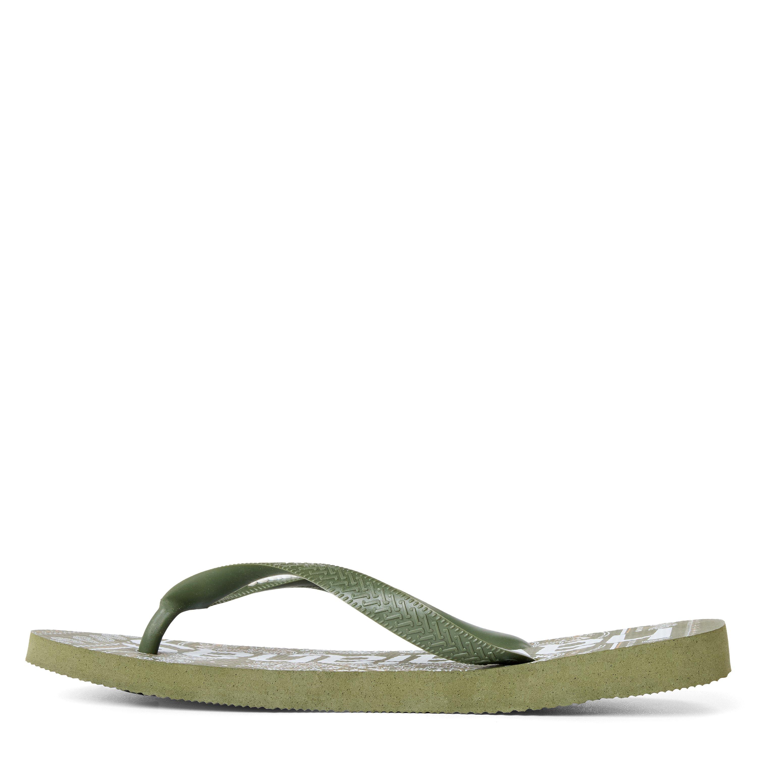 Green - Havaianas - Hav. Top Logomania Fashion Green 41 Flip Flops Womens - 2