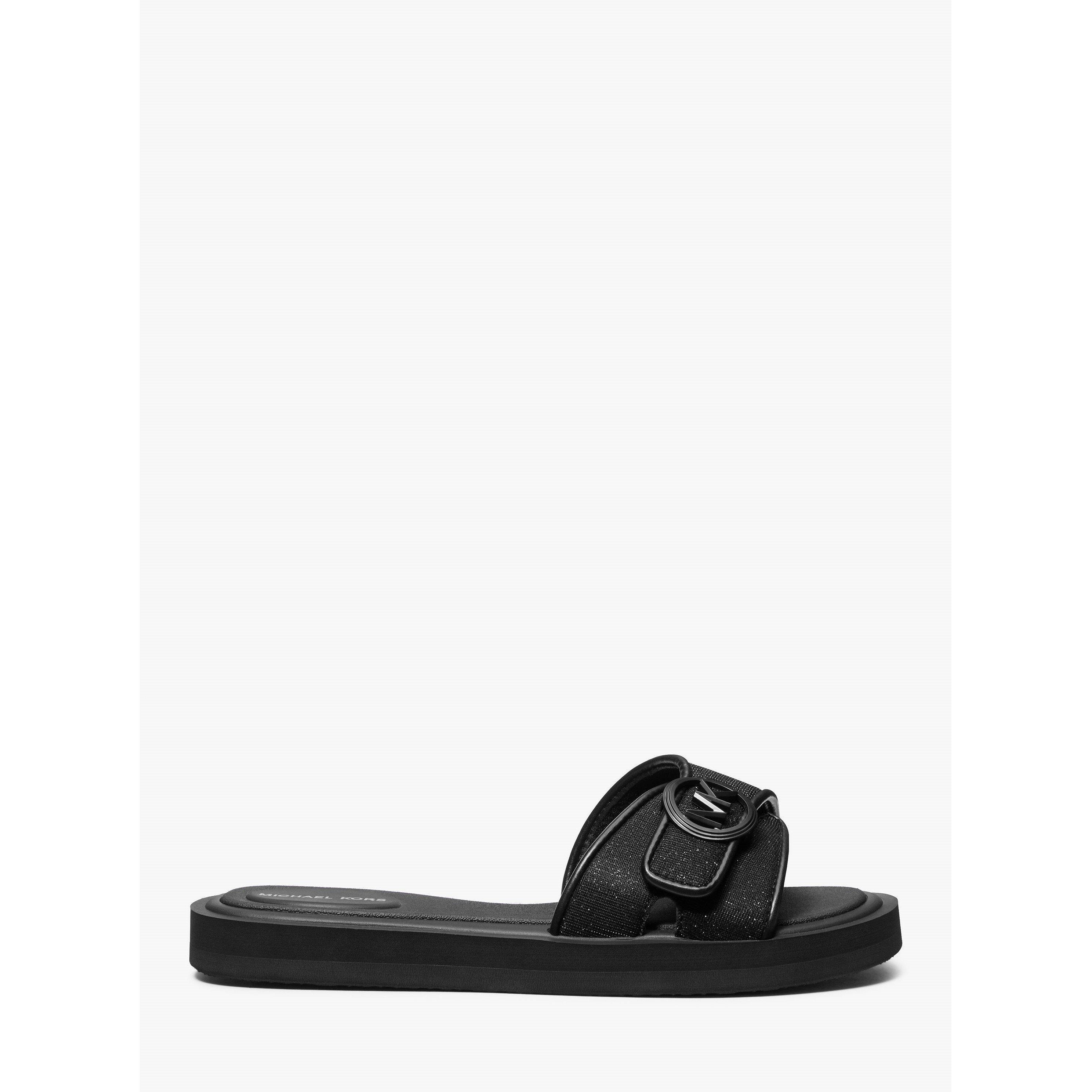 Black - MICHAEL Michael Kors - Women's Slide Pool Sliders - 2