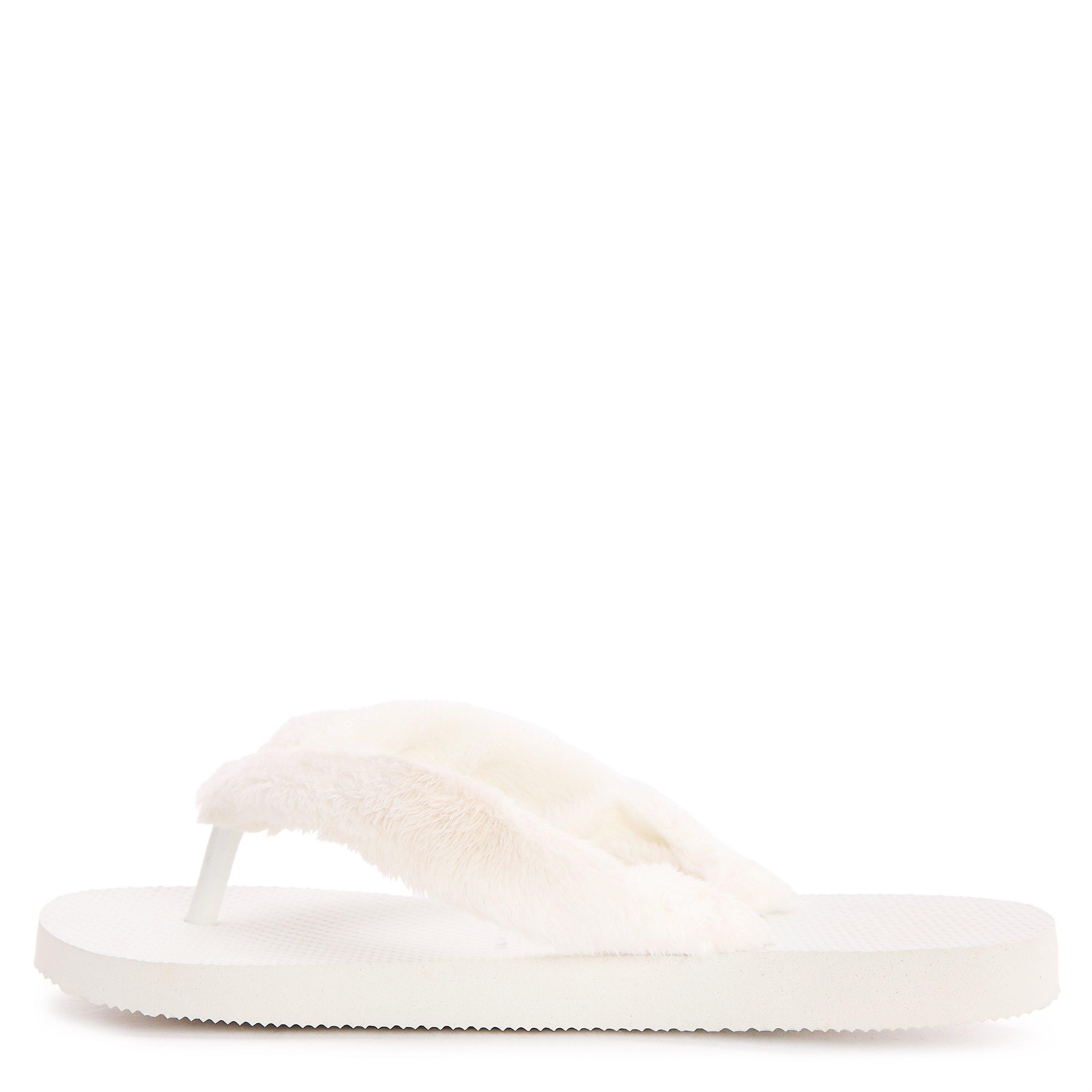 Uffy White - Havaianas - Havaianas Hav. Top Home Fluffy White 35/36 Flip Flops Womens - 2