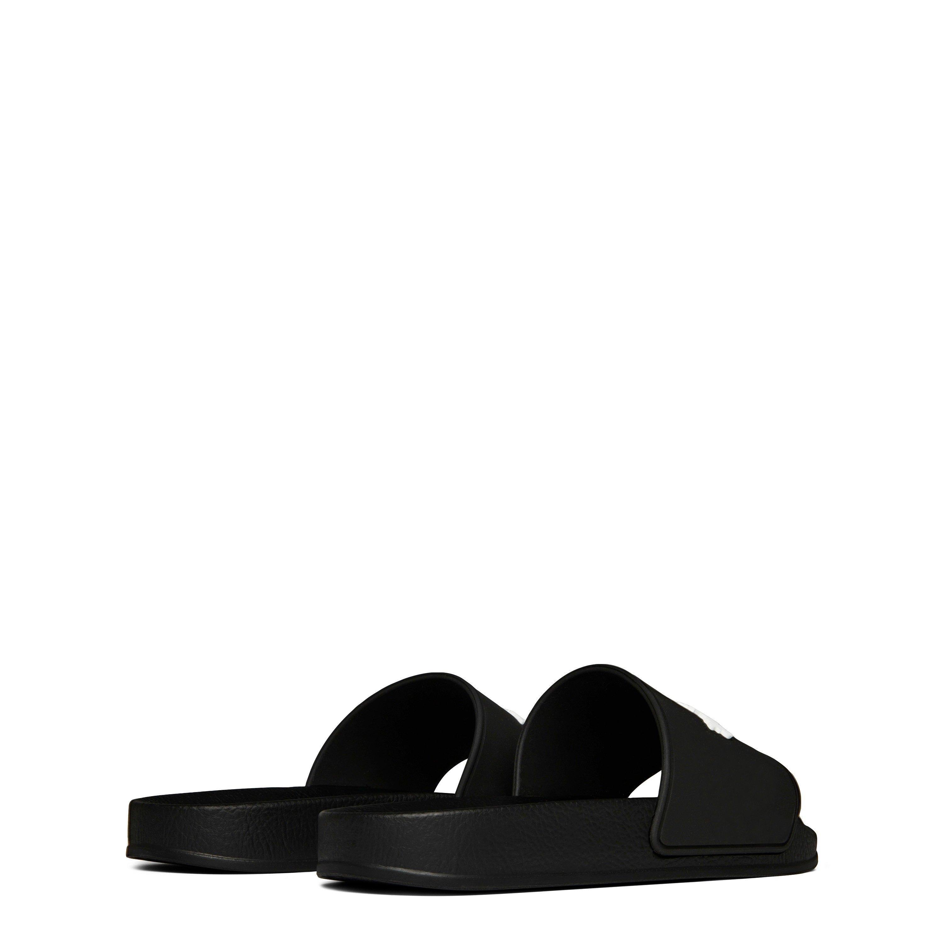 Black White - Palm Angels - Monogram Pool Slider - 5