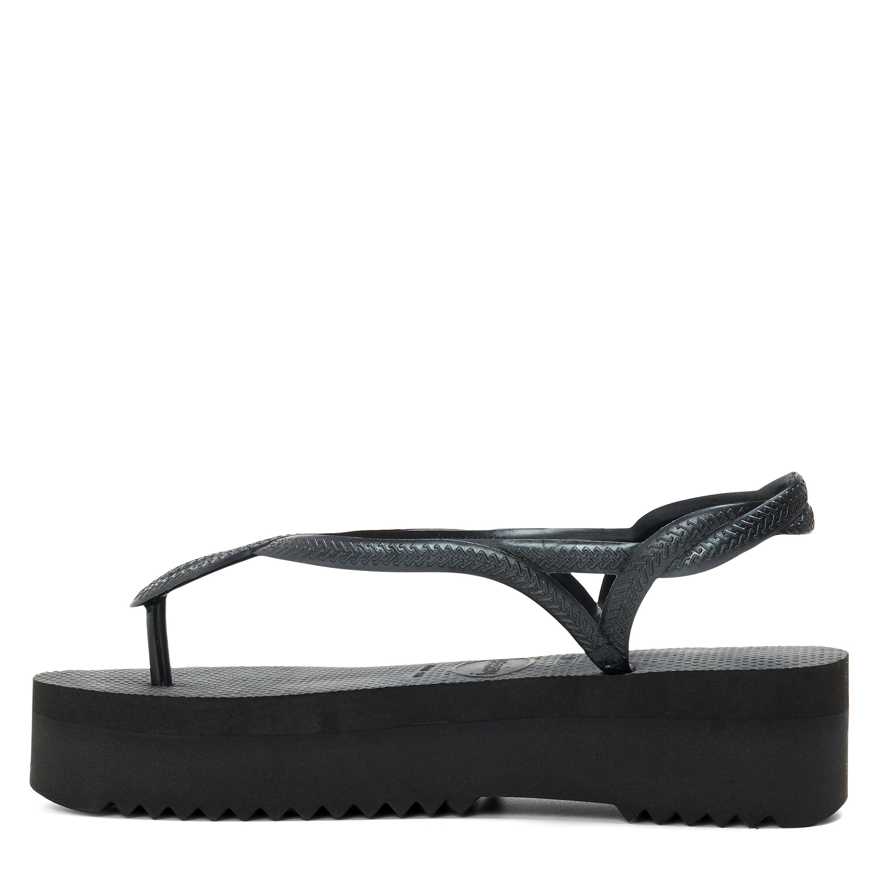 Black - Havaianas - Hav. Luna Platform Cool Black 35/36 Flip Flops Womens - 2