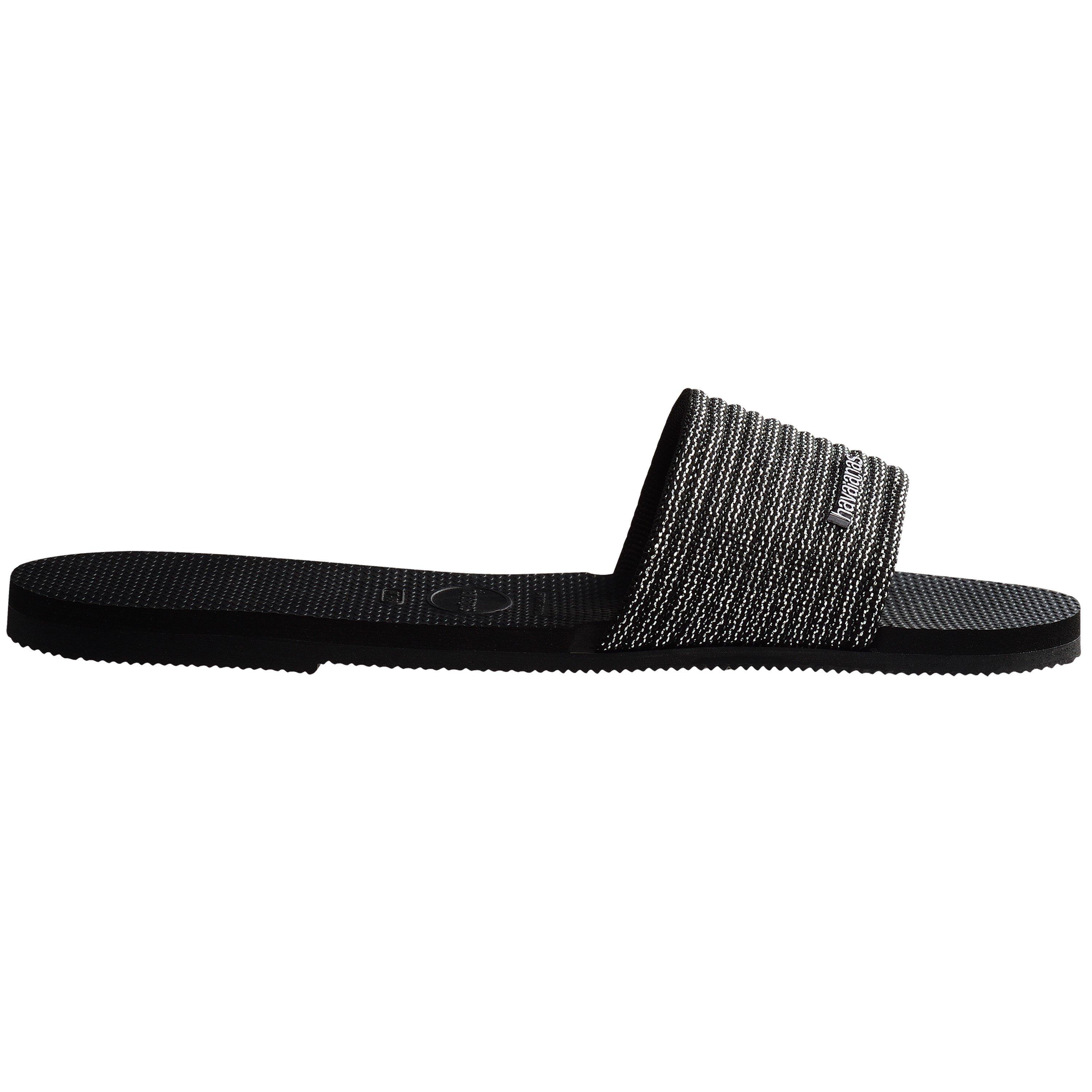 Black - Havaianas - Women's Hav. You Malta Metallic Black Flip Flops - 1