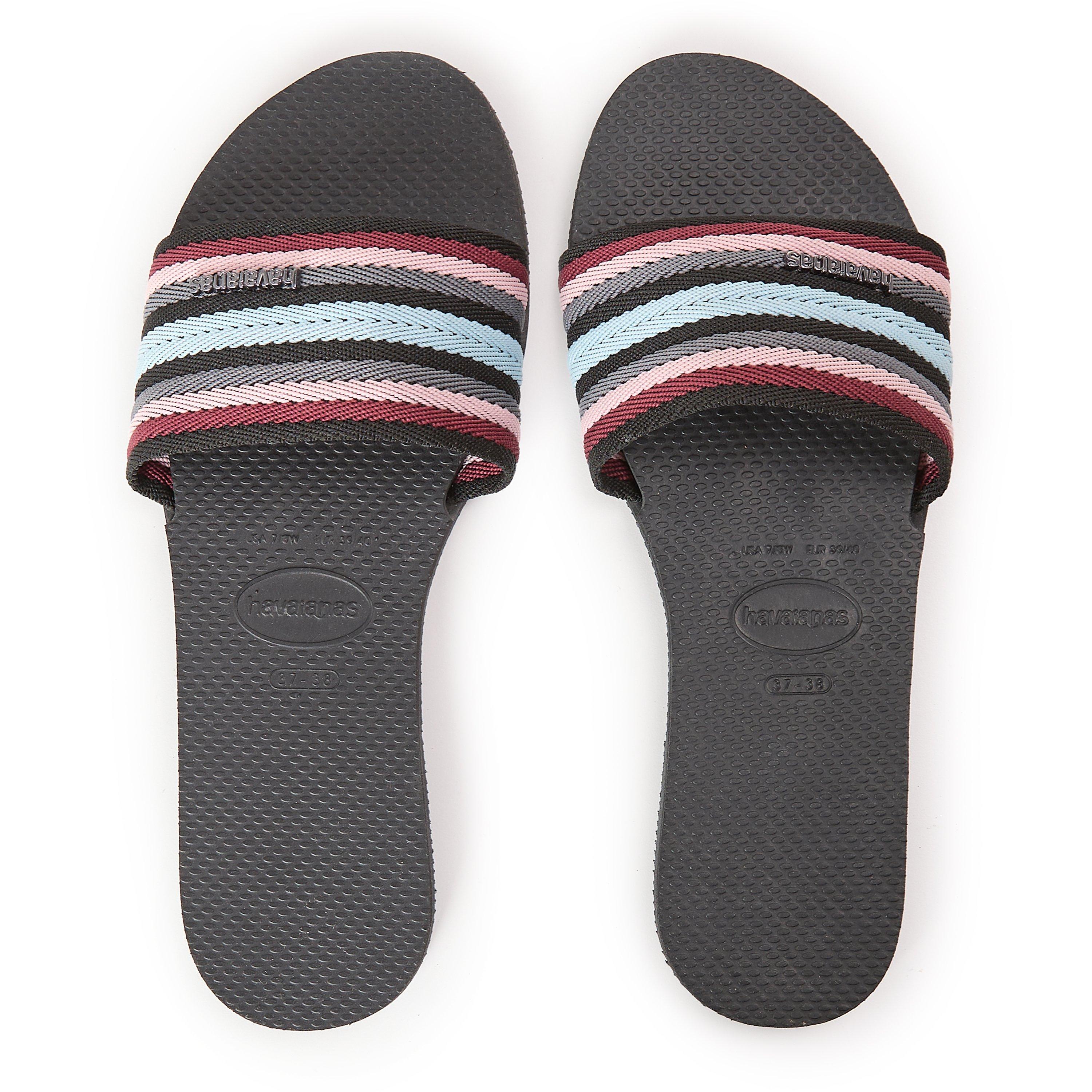 Zwart - Havaianas - Hav. You Malta Mix Black 37/38 Flip Flops Womens - 4