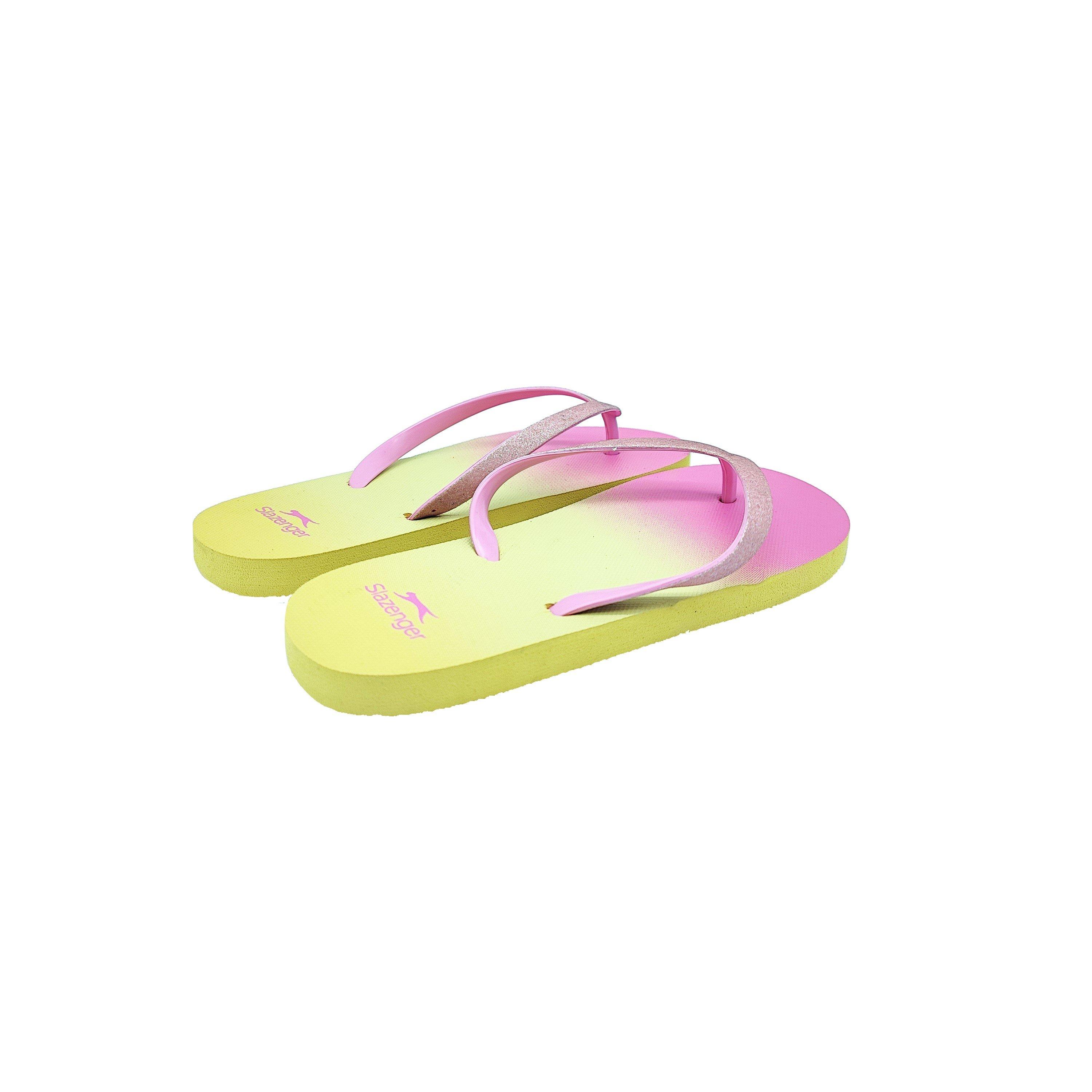 Pink/Yel/Glitt - Slazenger - Multicoloured Flip Flops Womens - 4