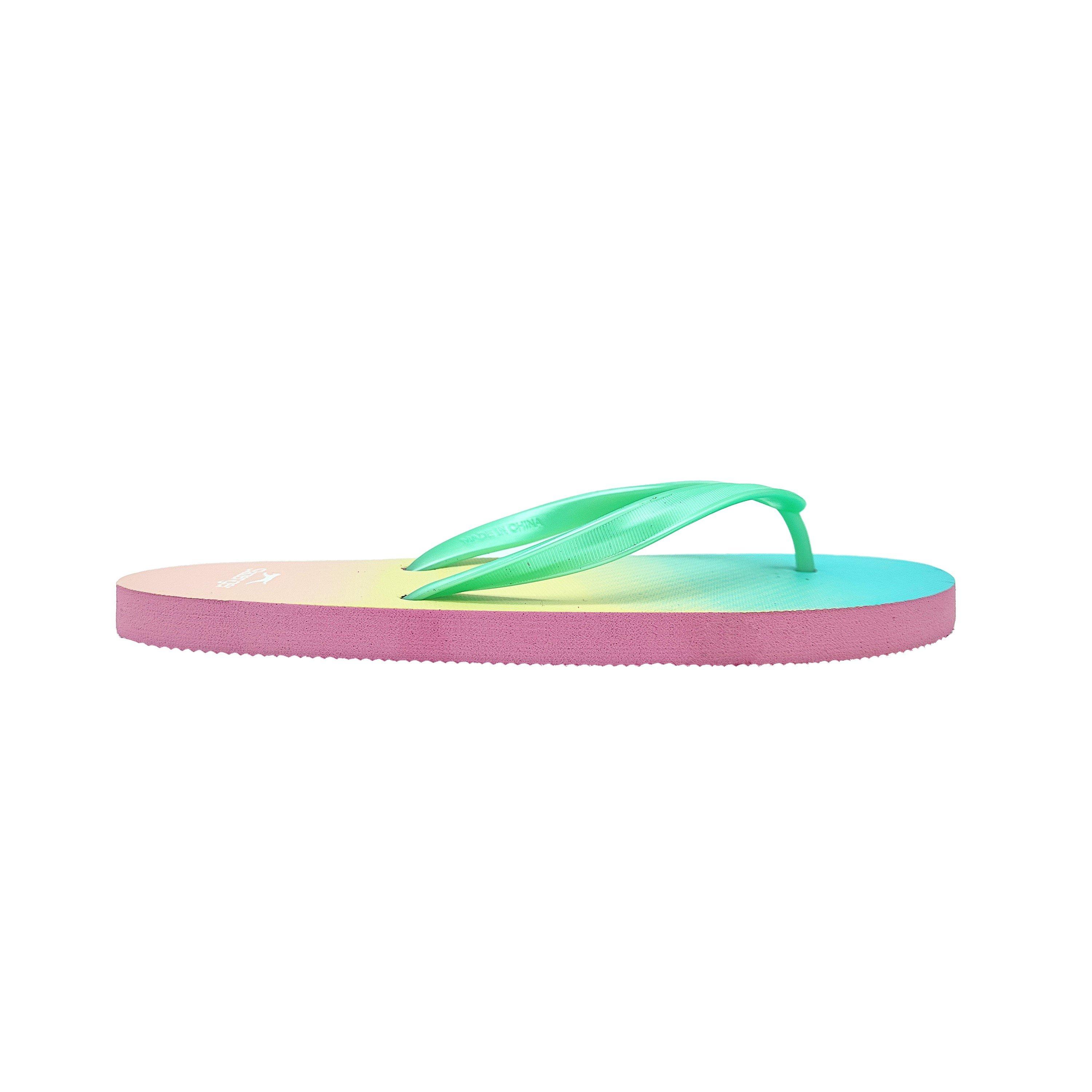 Multicoloured Flip Flops Womens