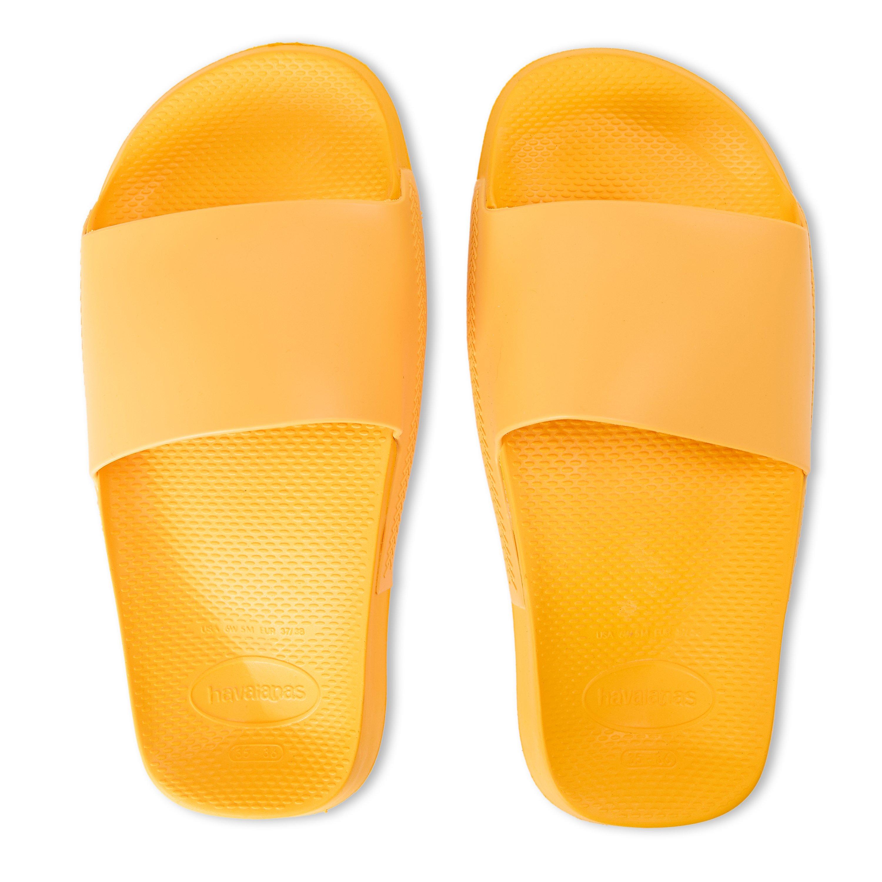 Pop Yellow - Havaianas - Hav. Slide Classic Pop Yellow 35/36 Flip Flops Womens - 4