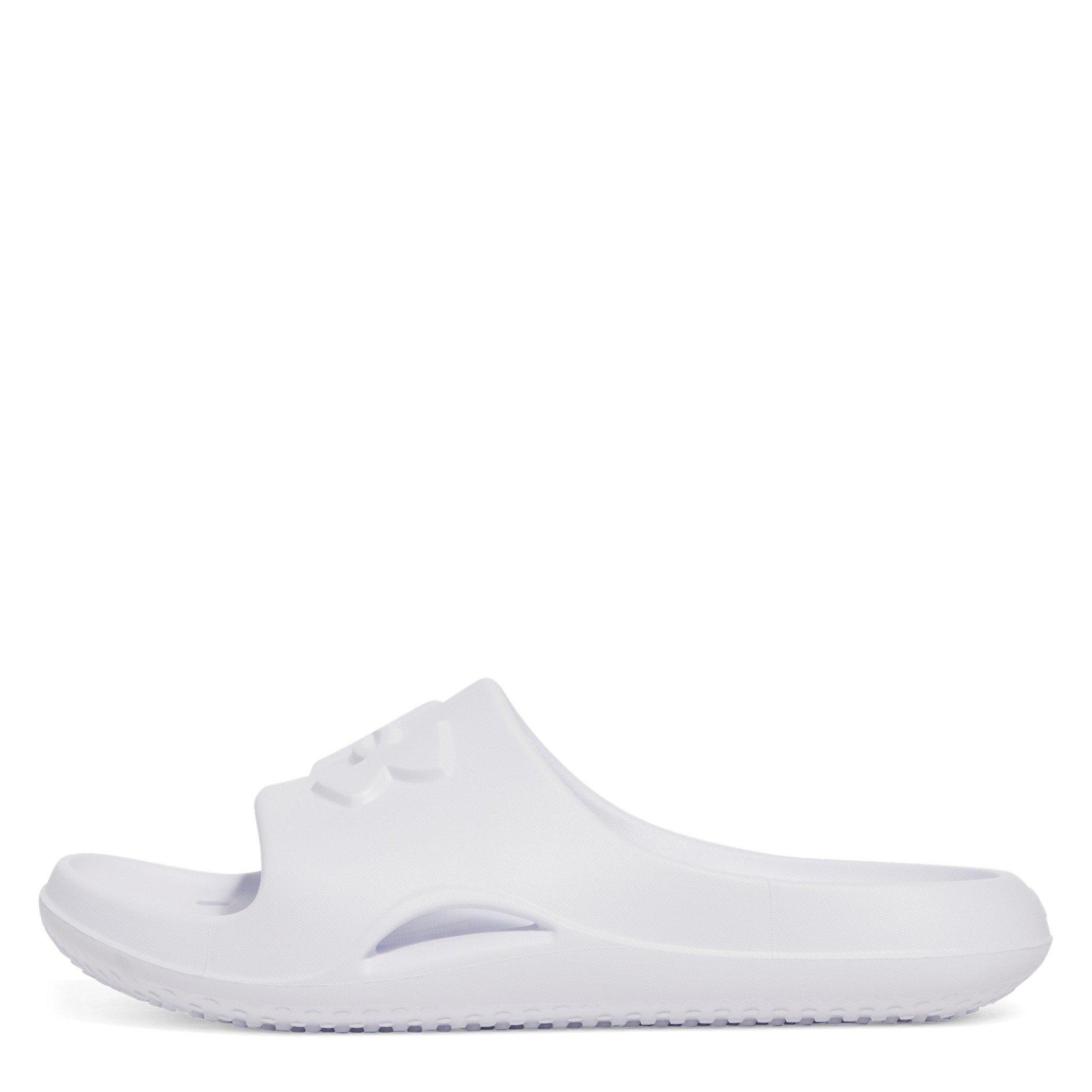 White/Wht/White - Under Armour - Women's Locker V SL Sliders - 2