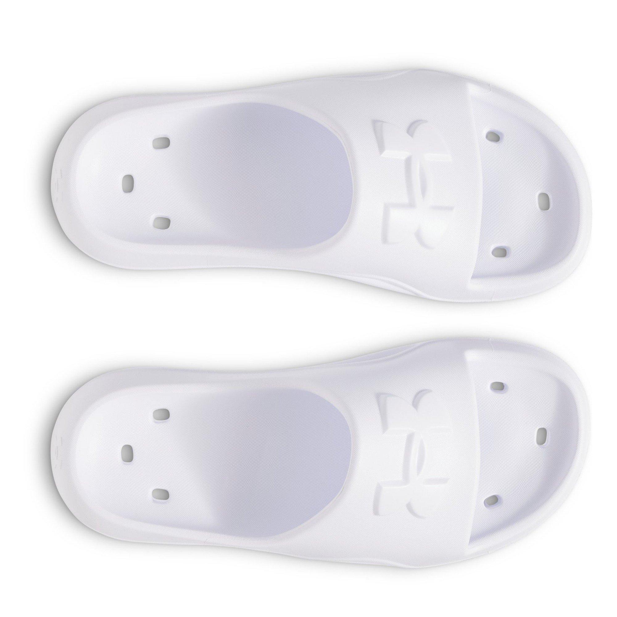 White/Wht/White - Under Armour - Women's Locker V SL Sliders - 4