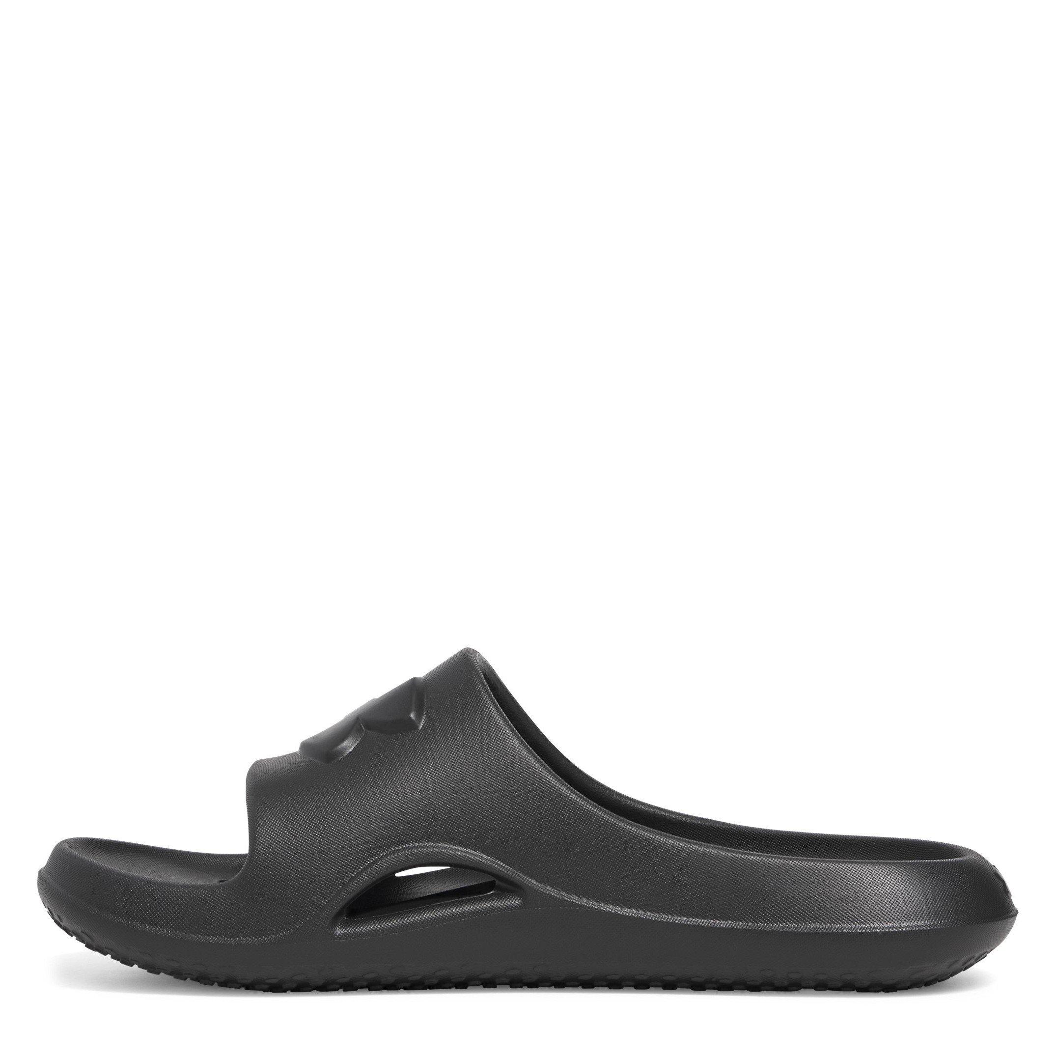 Black/Blk/Black - Under Armour - Women's Locker V SL Sliders - 2