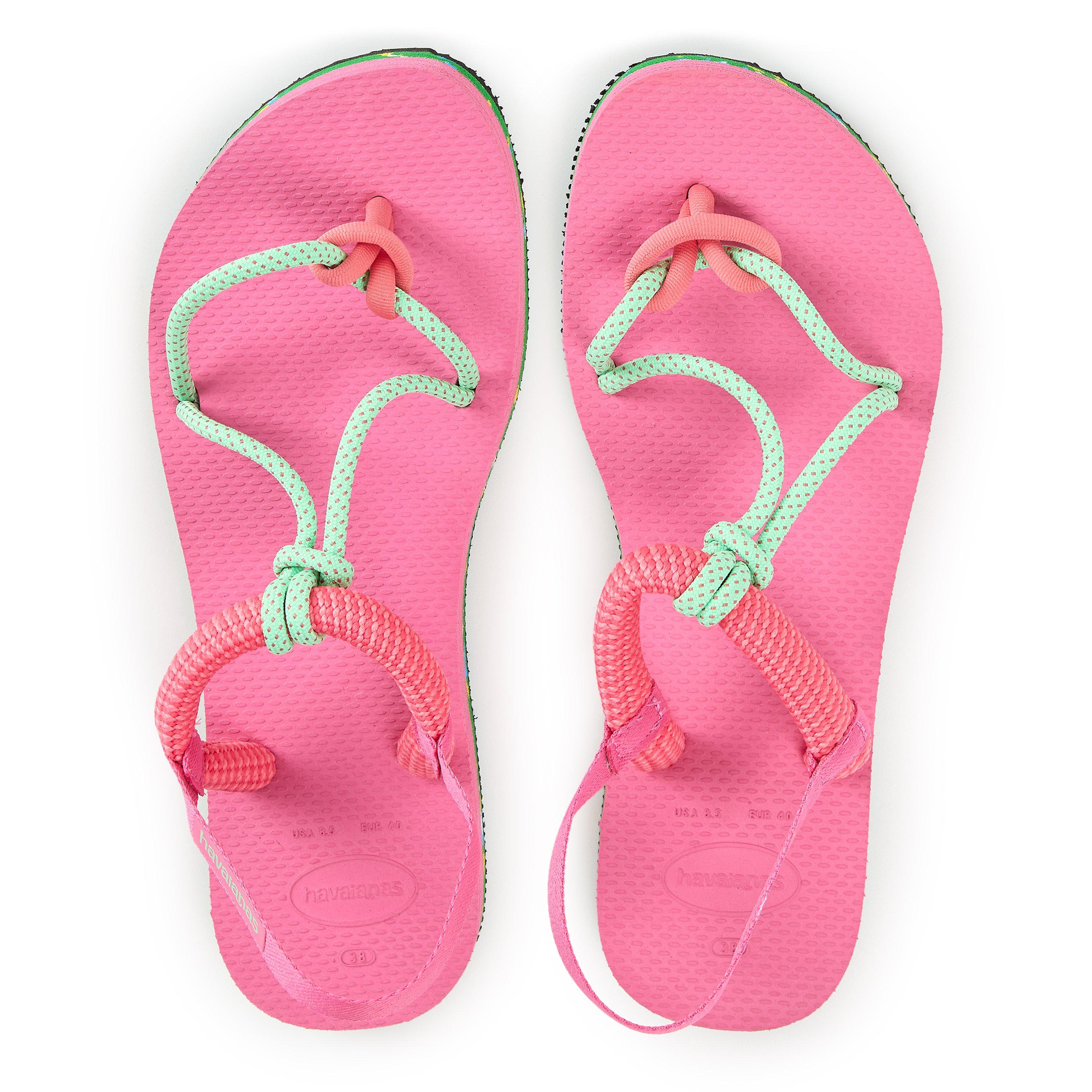 Rose - Havaianas - Hav. Cosmo Osaka Crystal Rose 38 Flip Flops Womens - 4