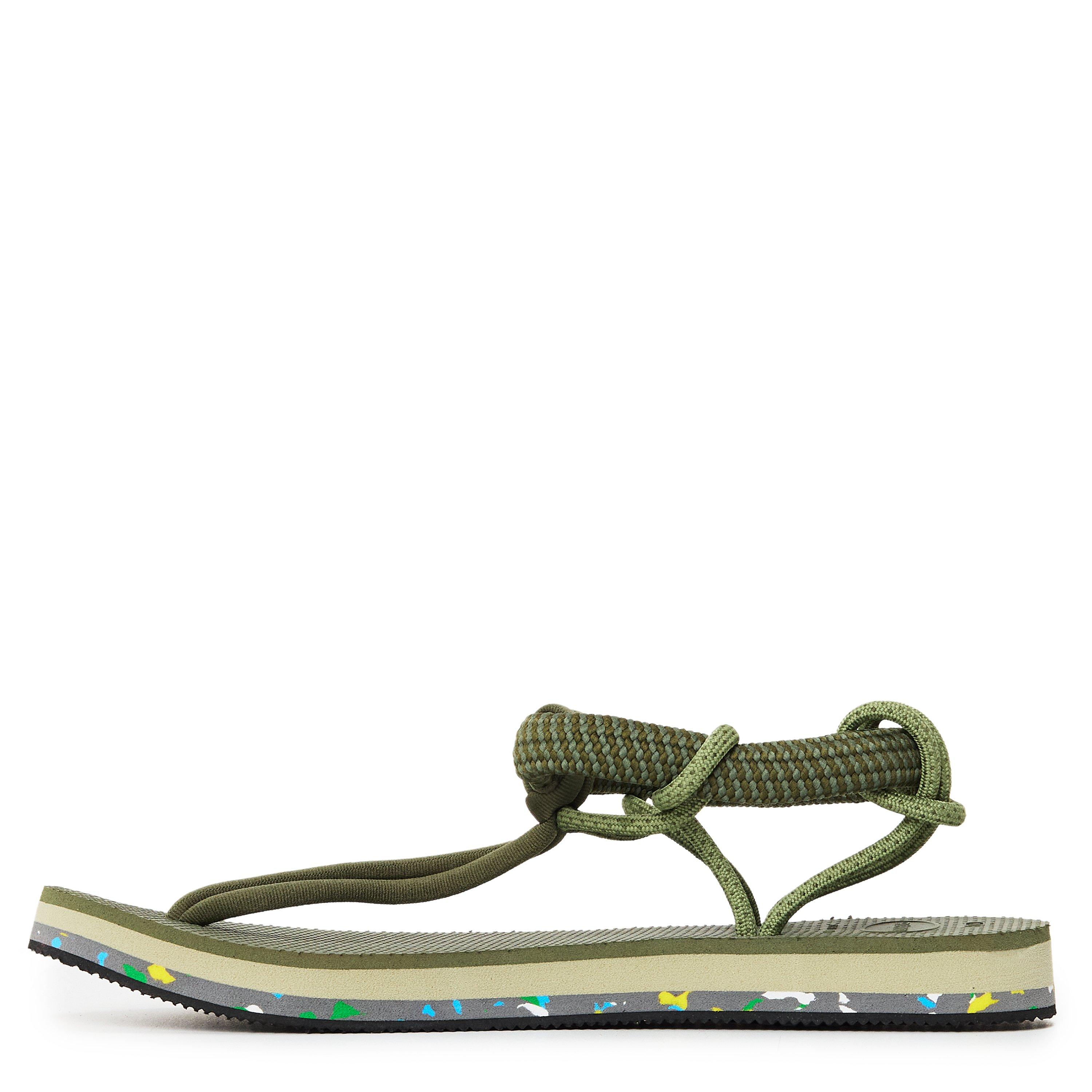 Green - Havaianas - Hav. Cosmo Madrid Green 35 Flip Flops Womens - 2