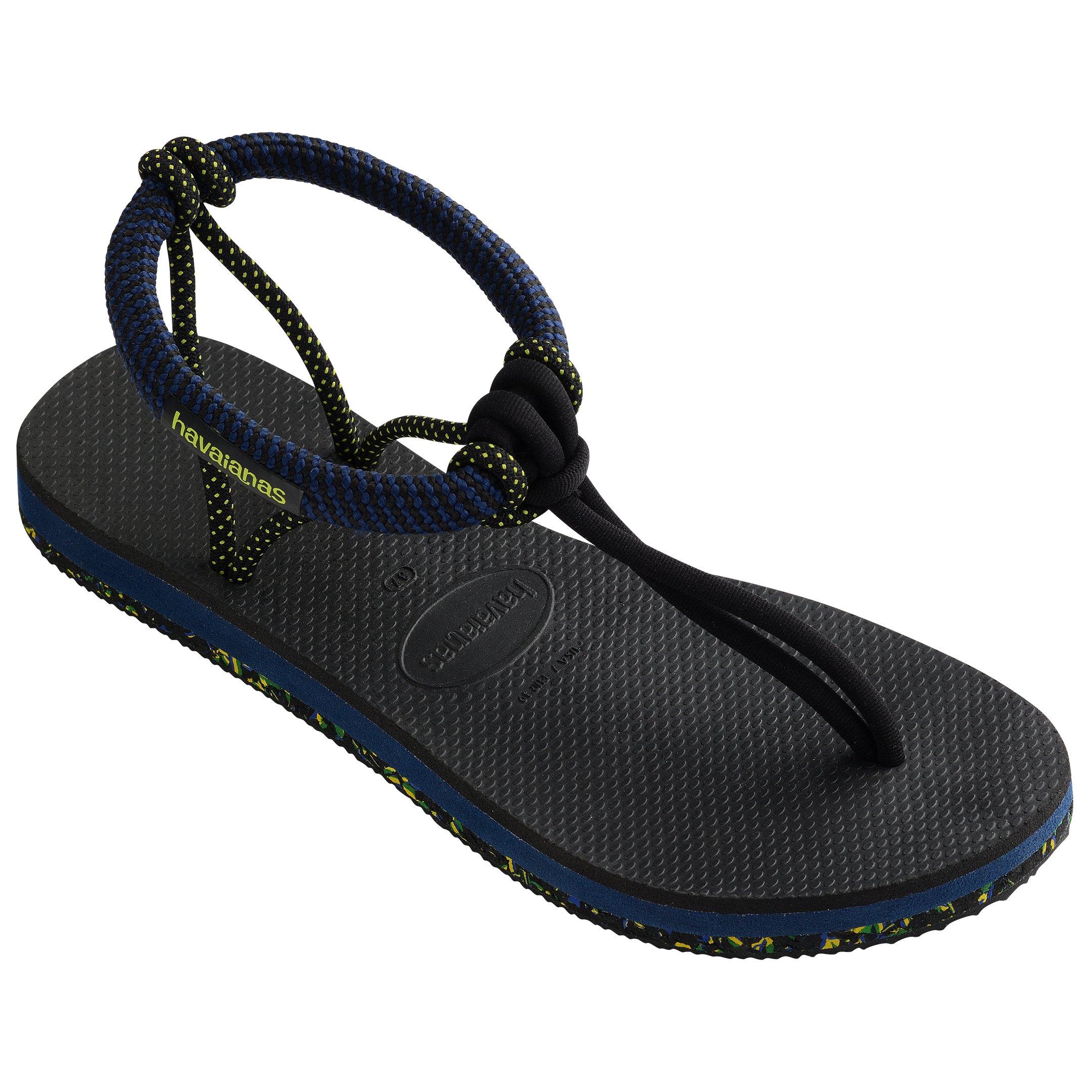 Noir - Havaianas - Hav. Cosmo Madrid Black 35 Flip Flops Womens - 2
