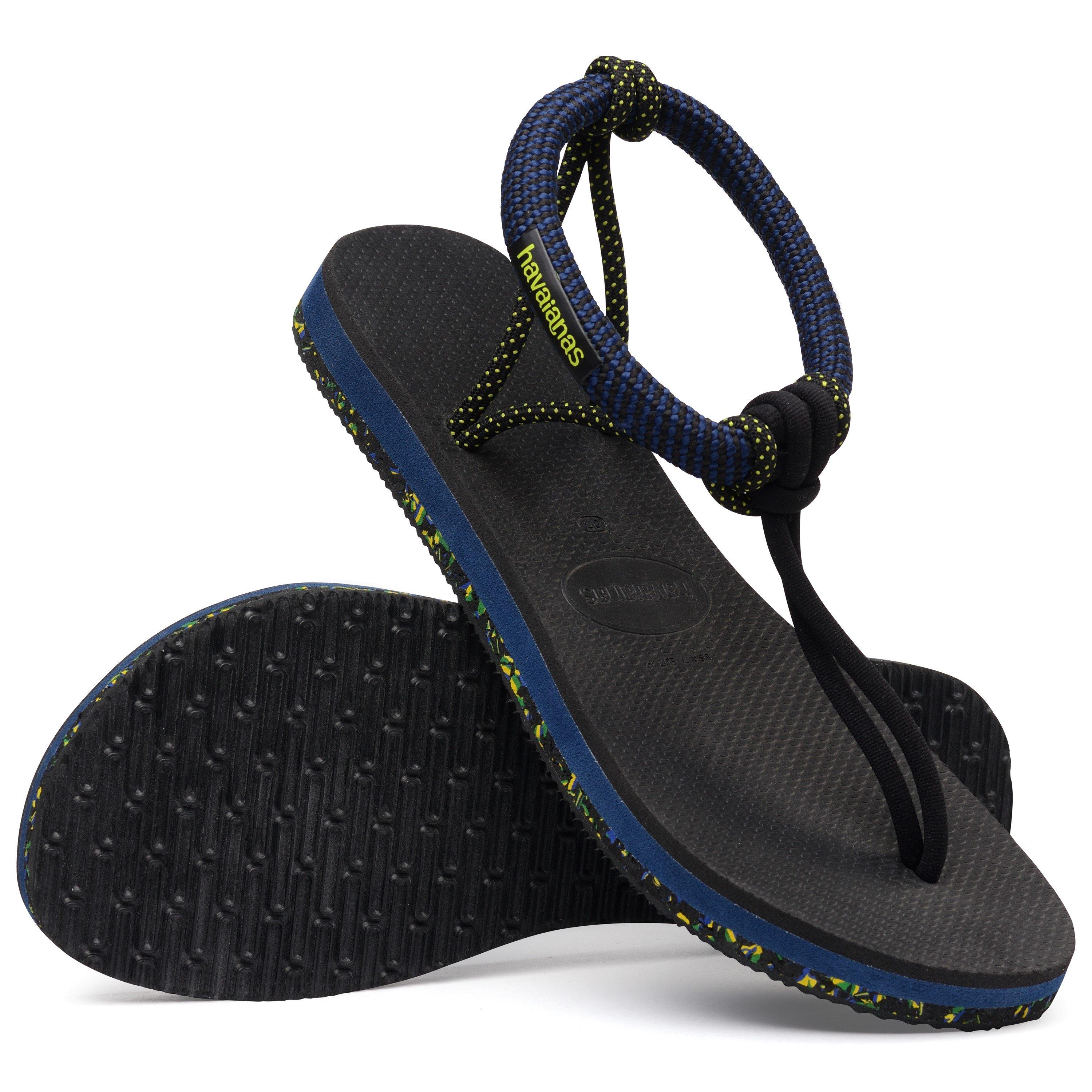 Noir - Havaianas - Hav. Cosmo Madrid Black 35 Flip Flops Womens - 3