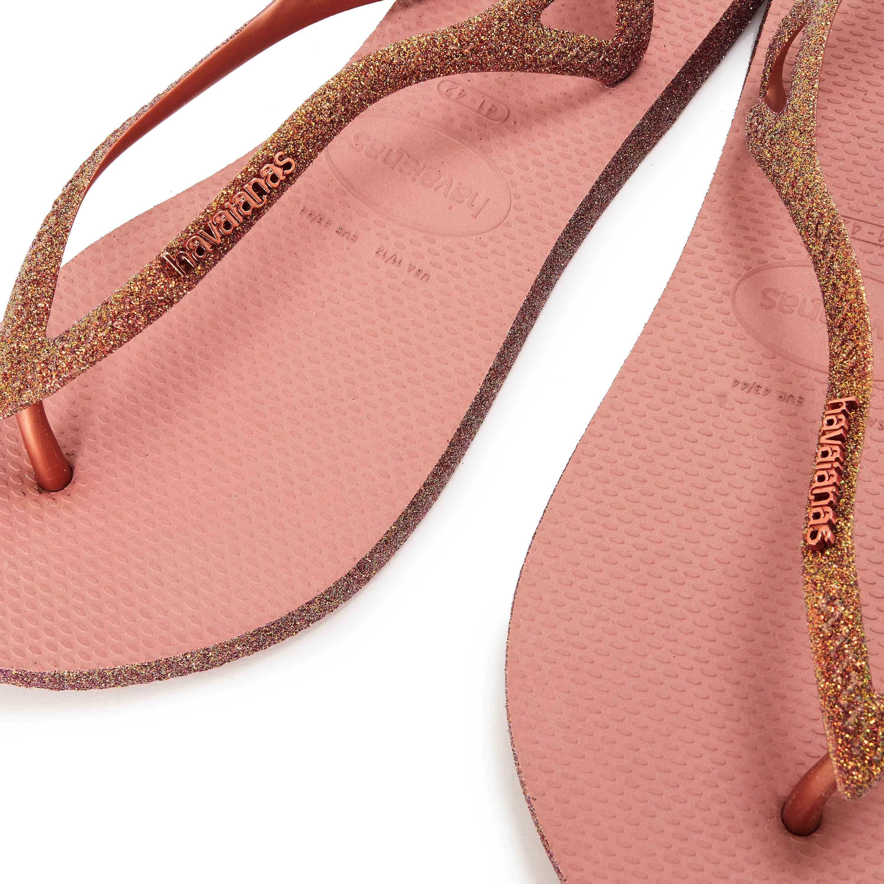 Crocus Rose - Havaianas - Hav. Sunny Sparkle Crocus Rose 41/4 Flip Flops Womens - 3