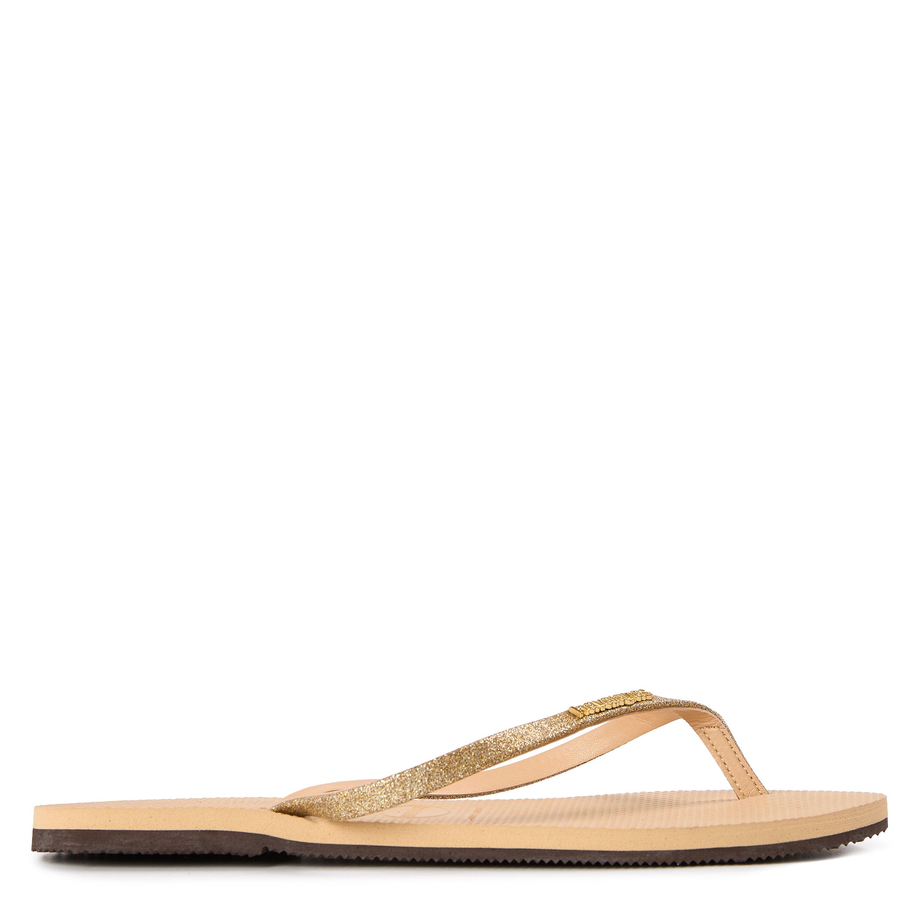 Zlatni - Havaianas - Hav. You Glitter Golden 35/36 Flip Flops Womens - 1