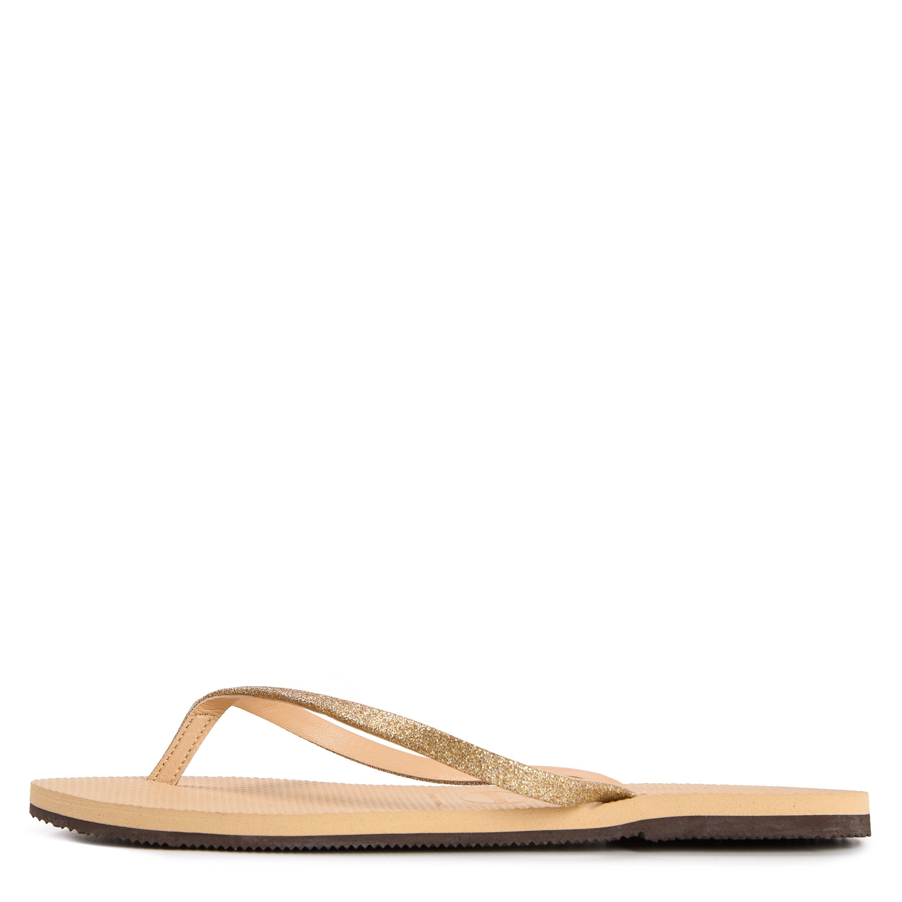 Zlatni - Havaianas - Hav. You Glitter Golden 35/36 Flip Flops Womens - 2