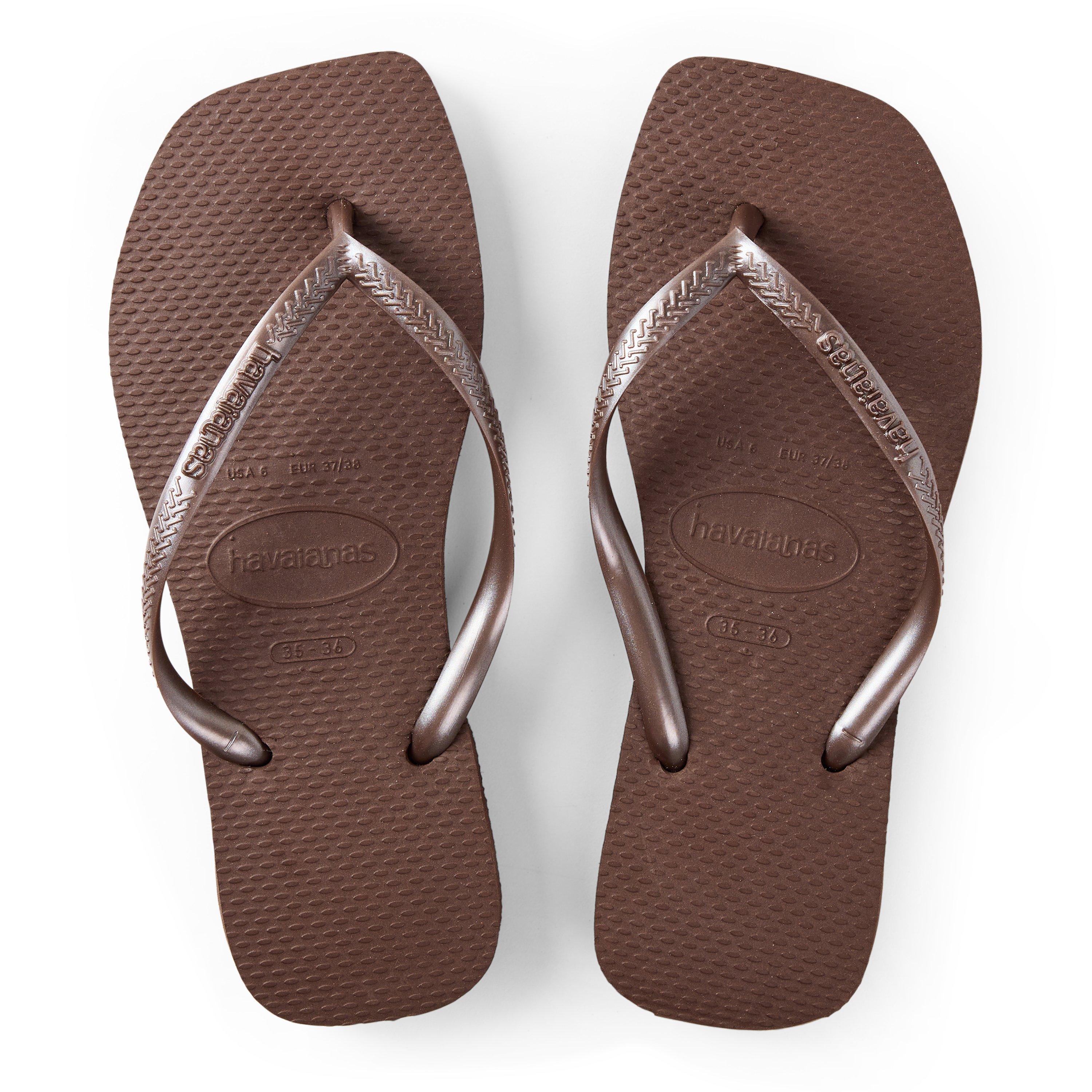 Mørkebrun - Havaianas - Havaianas Snd Sl Sqr Ld99 - 4