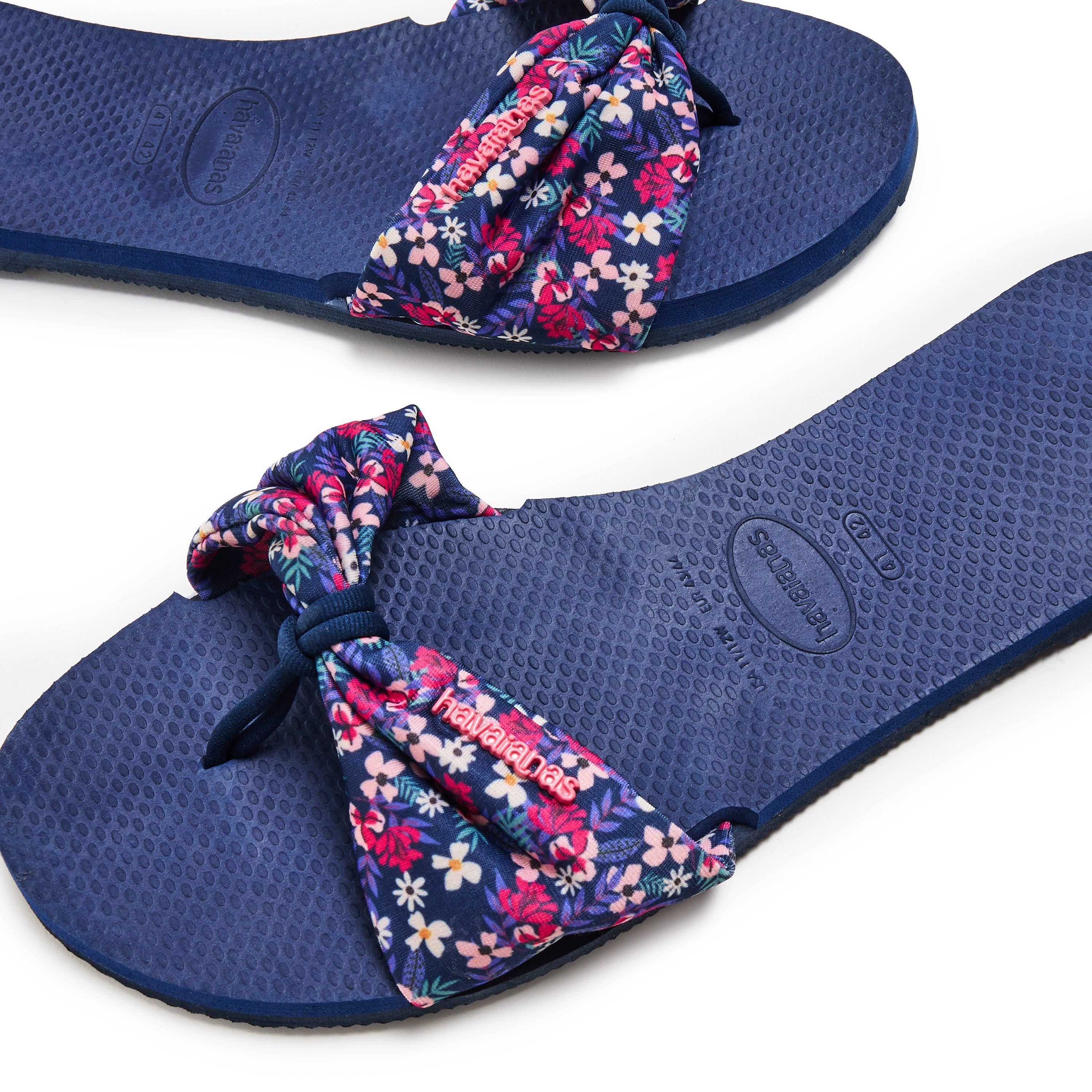 Blu Navy - Havaianas - Hav. You Saint Tropez Print Navy Bl Flip Flops Womens - 3