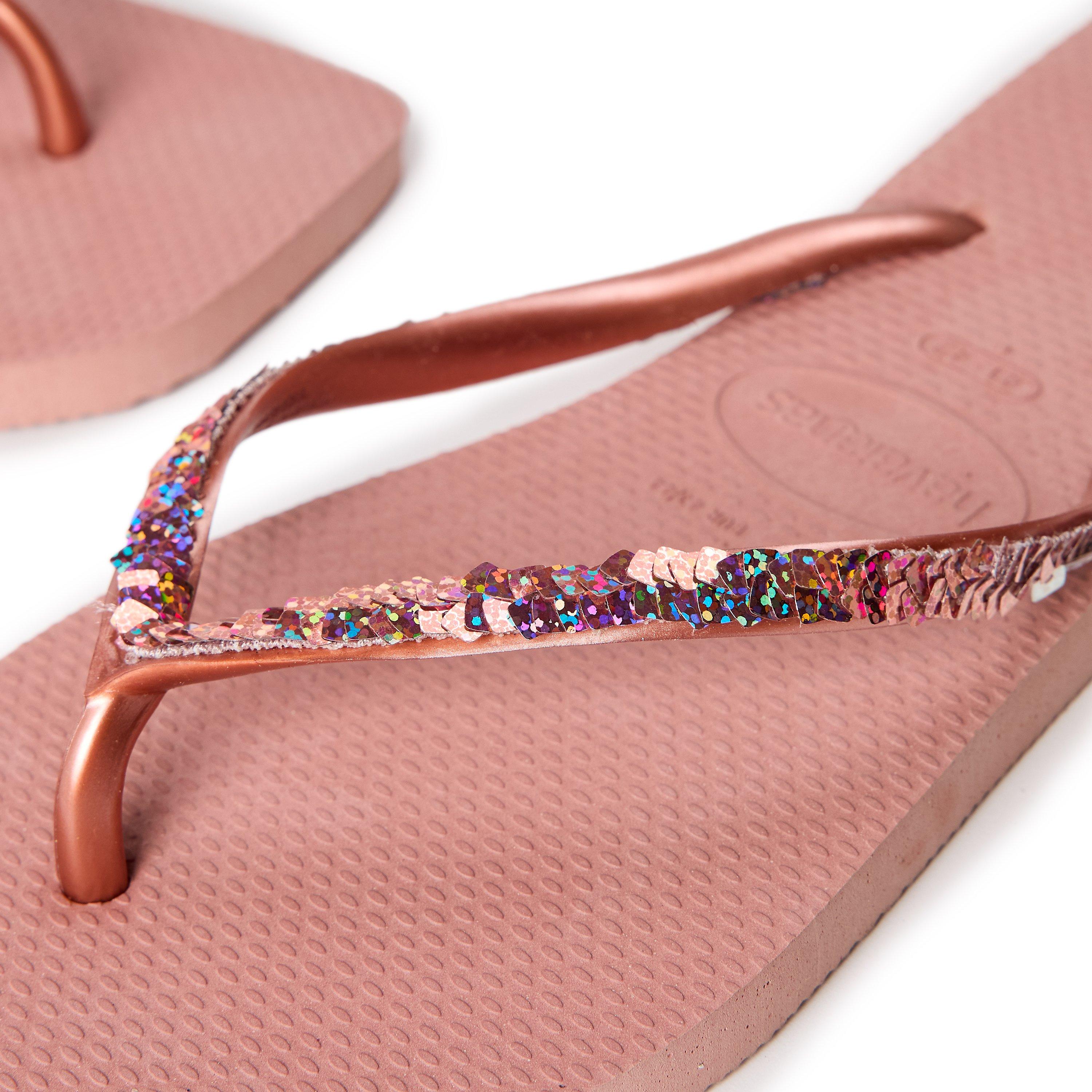 Crocus Rose - Havaianas - Hav. Square Magic Sequin Crocus Ros Flip Flops Womens - 3