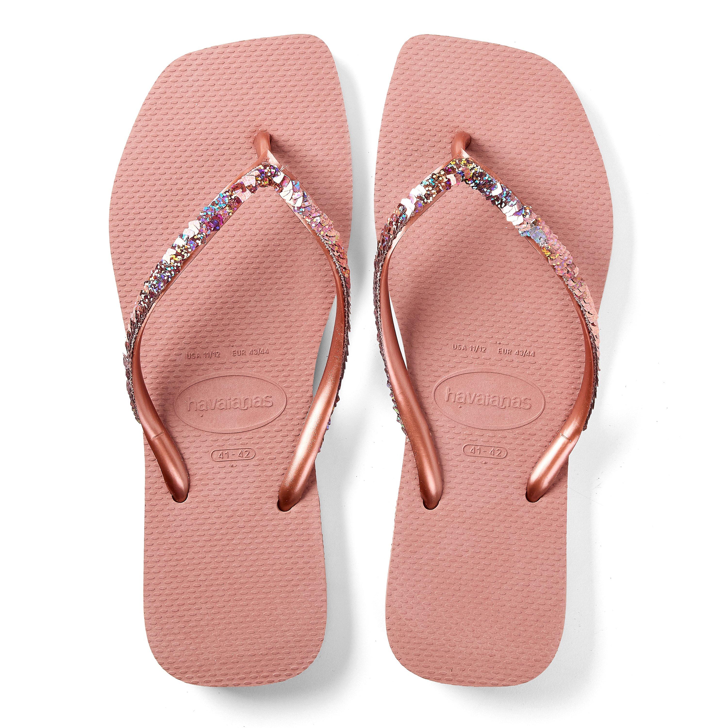 Crocus Rose - Havaianas - Hav. Square Magic Sequin Crocus Ros Flip Flops Womens - 4