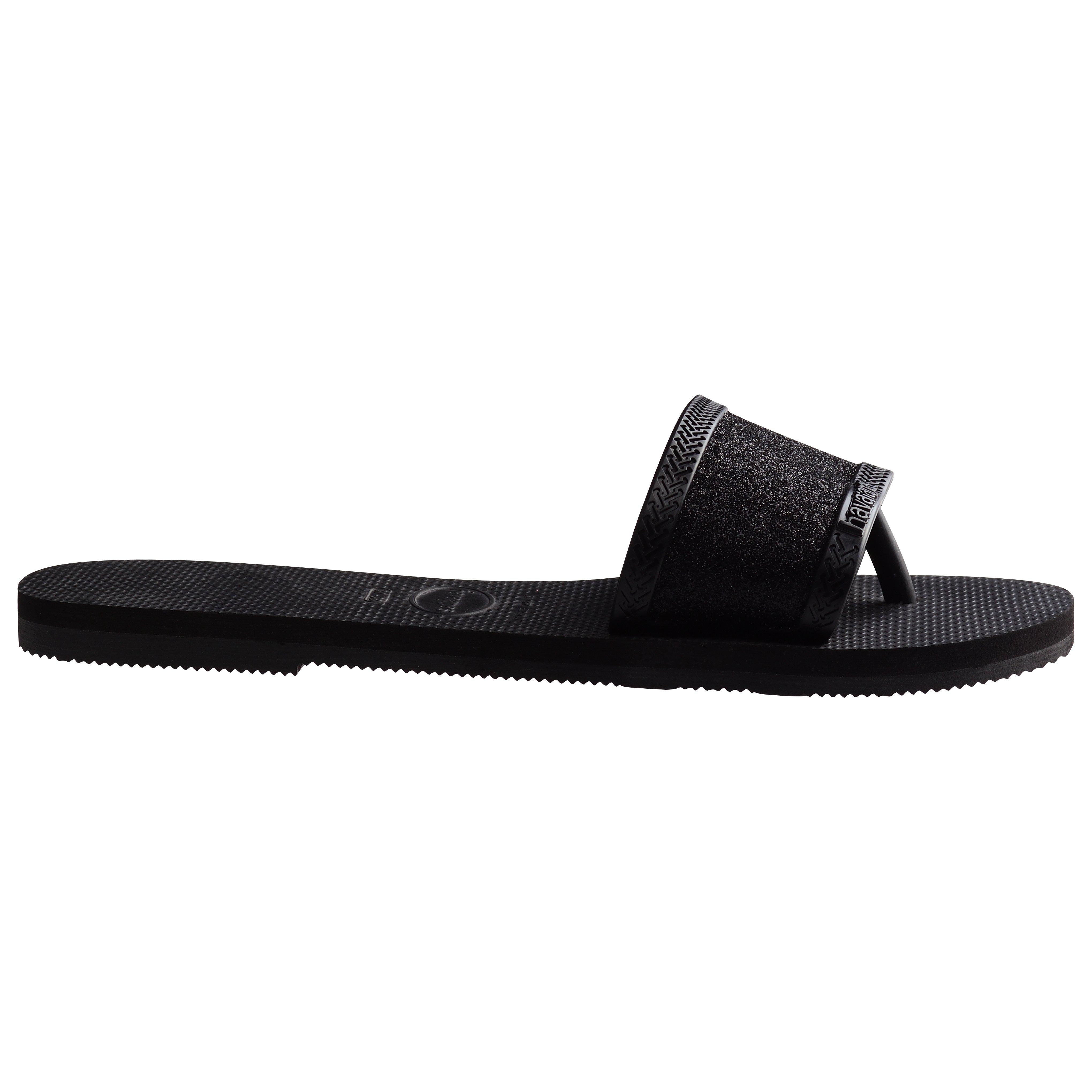 Schwarz - Havaianas - Hav. You Angra Glitter Black 35/36 Flip Flops Womens - 2