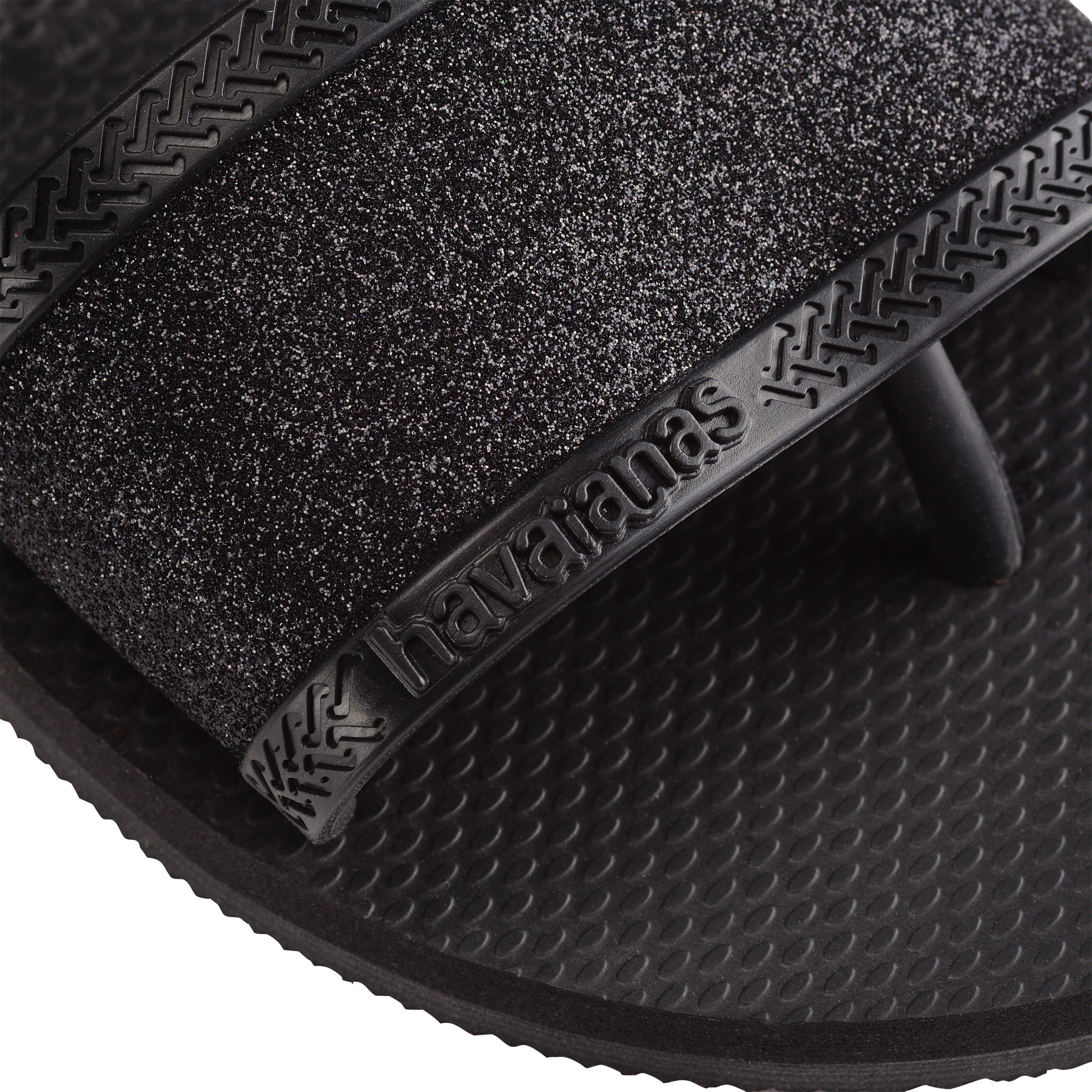 Schwarz - Havaianas - Hav. You Angra Glitter Black 35/36 Flip Flops Womens - 3