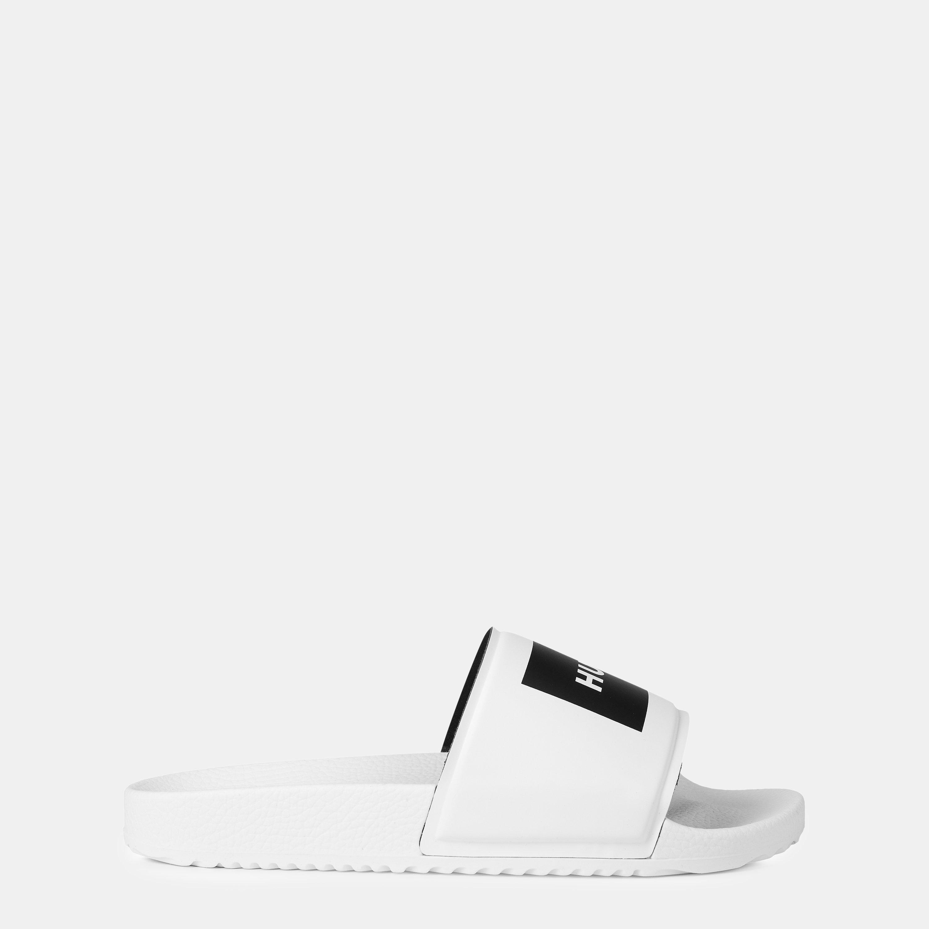 Hugo Women's Time In Sliders - White/Black - 3 (36)