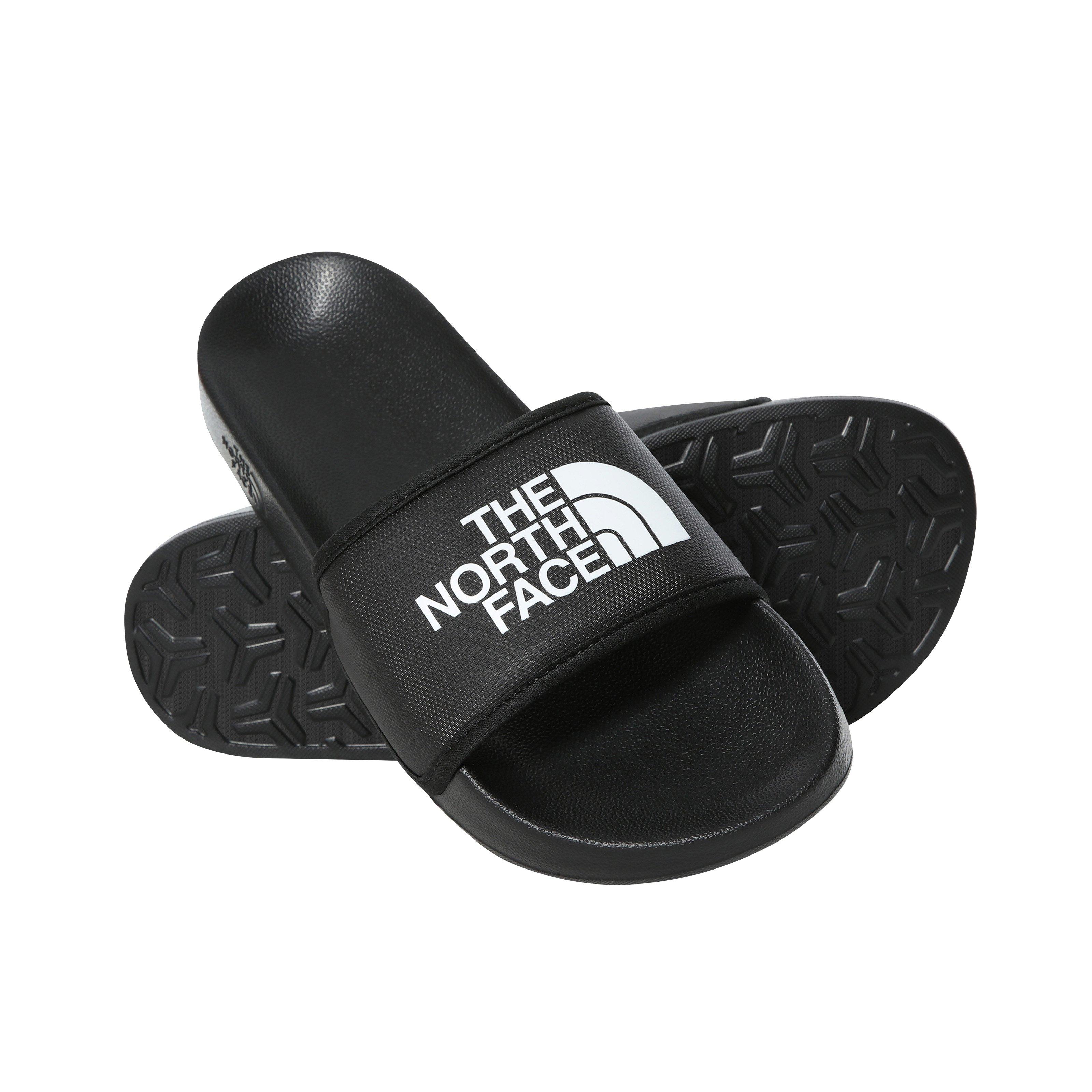 Black/White - The North Face - Women's Base Camp Pool Sliders - 1