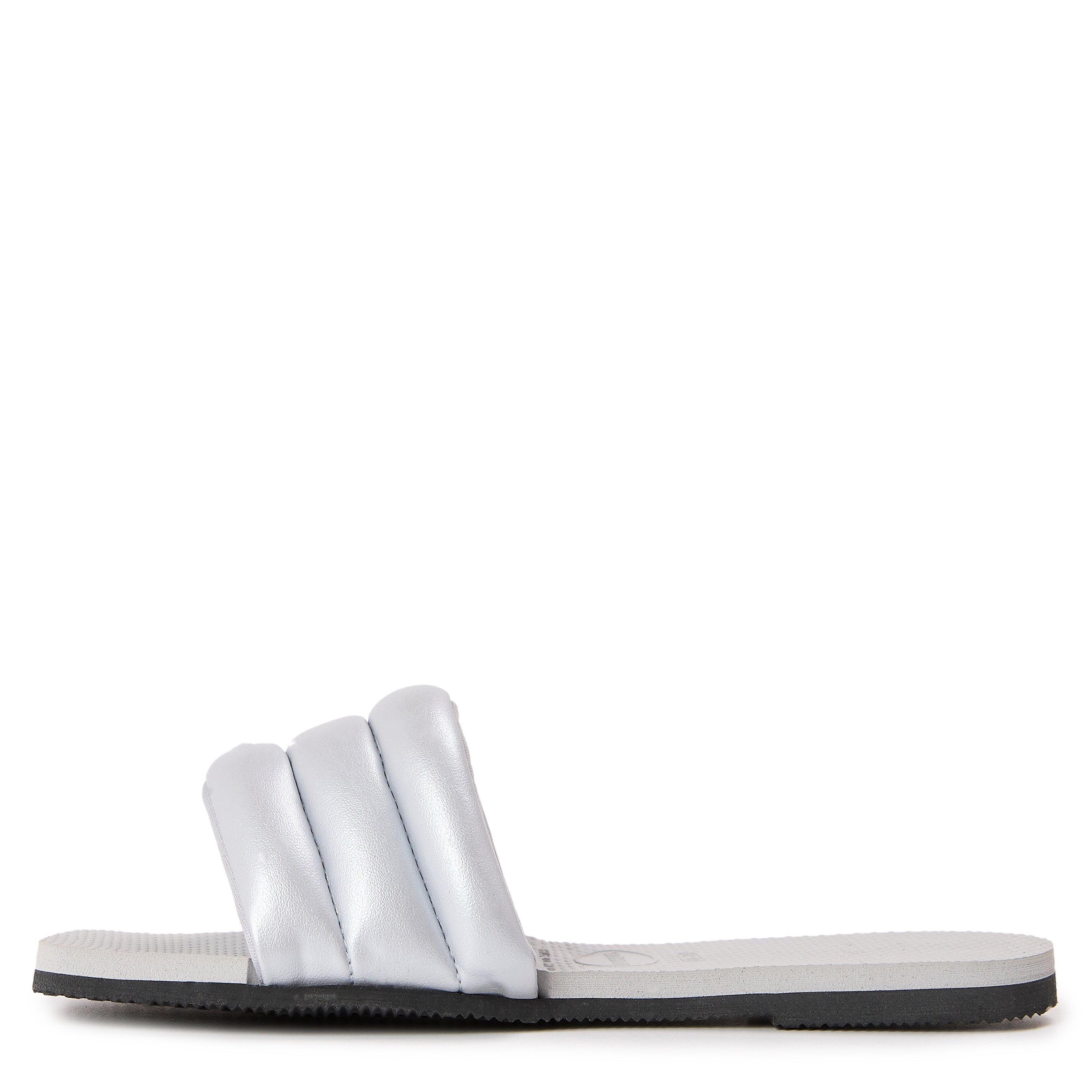 Gris hielo - Havaianas - Hav. You Milan Metallic Ice Grey 35 Flip Flops Womens - 2