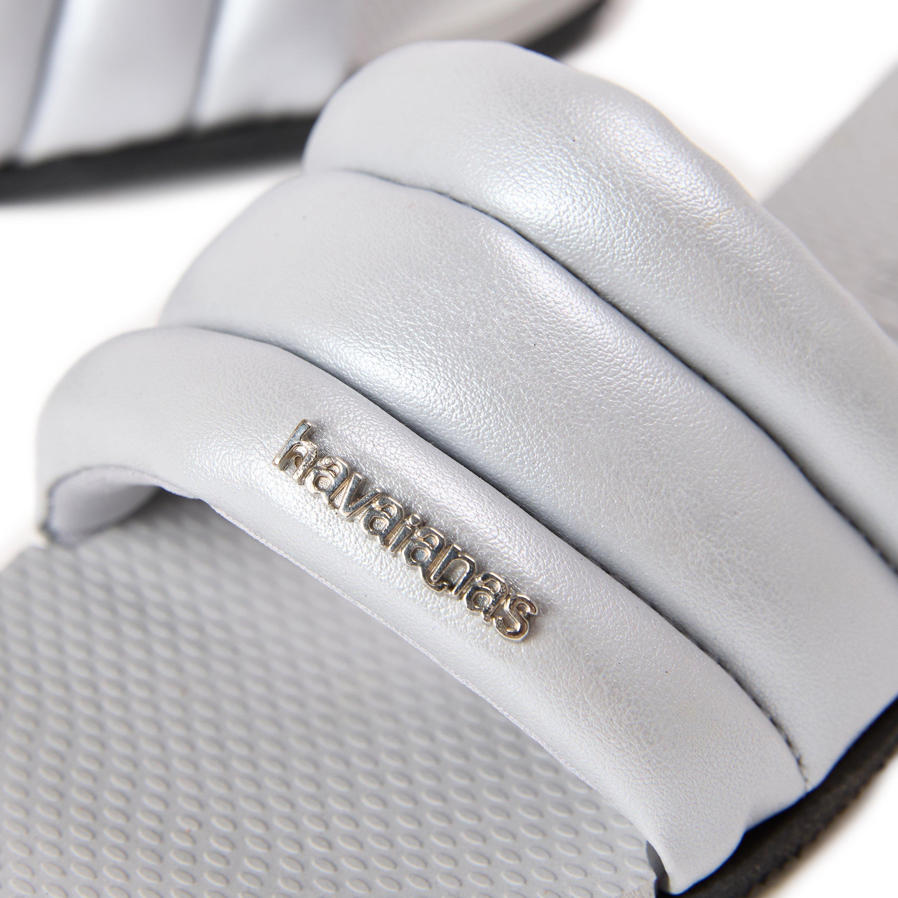 Gris hielo - Havaianas - Hav. You Milan Metallic Ice Grey 35 Flip Flops Womens - 3