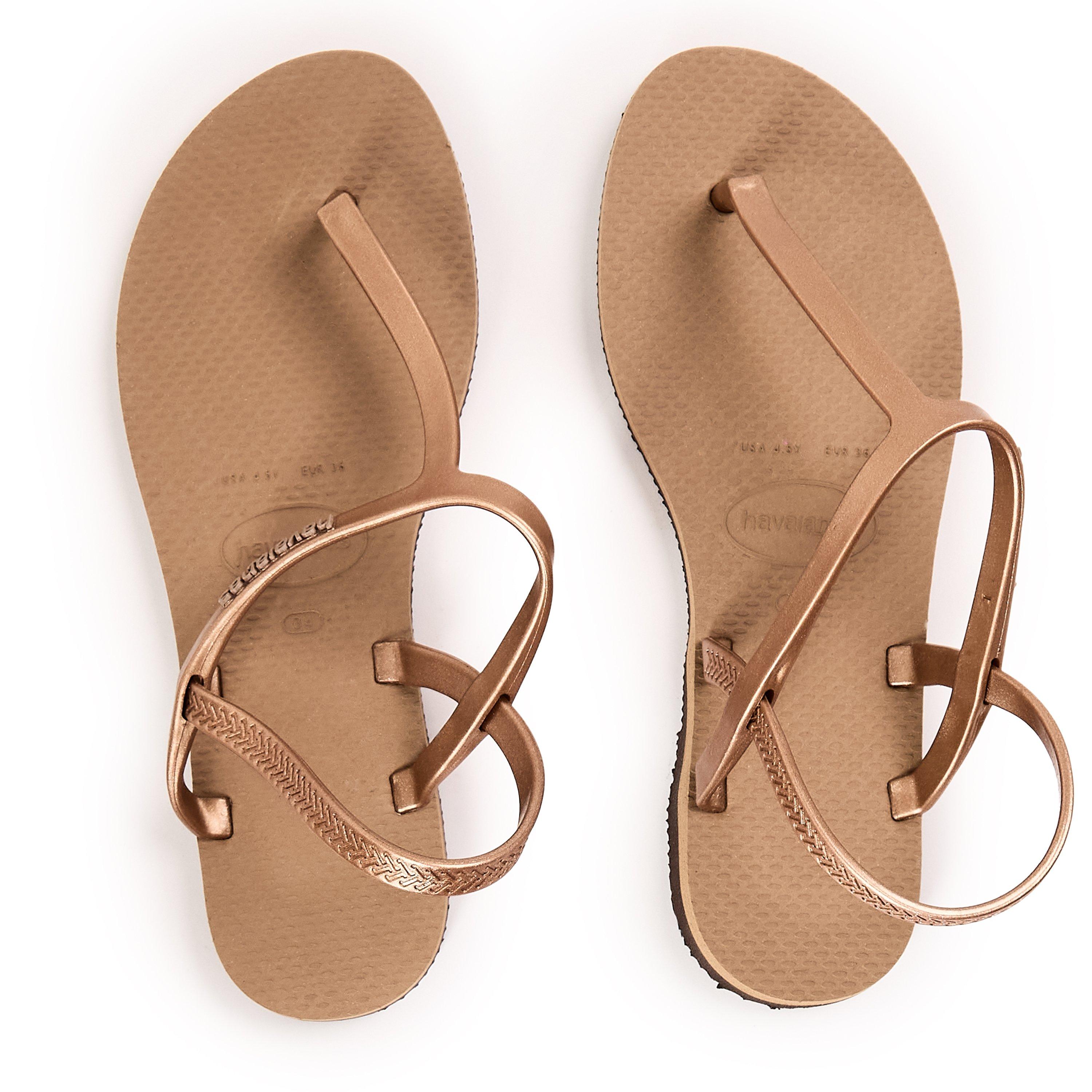 Rose Gold - Havaianas - Hav. You Paraty Metallic Rj Rose Go Flip Flops Womens - 4