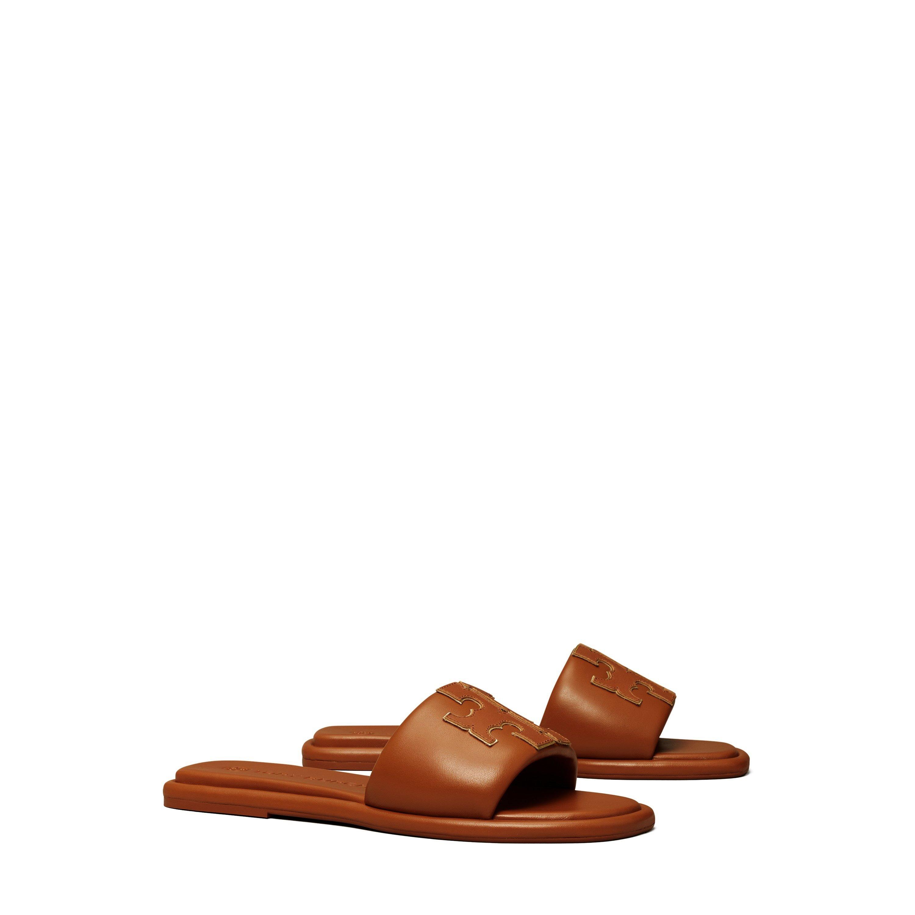 Bourbon Miele - Tory Burch - Doube T Flat Sliders - 3