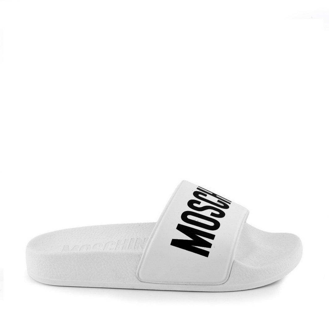 White Var 7 - Moschino - Juniors Logo Sliders