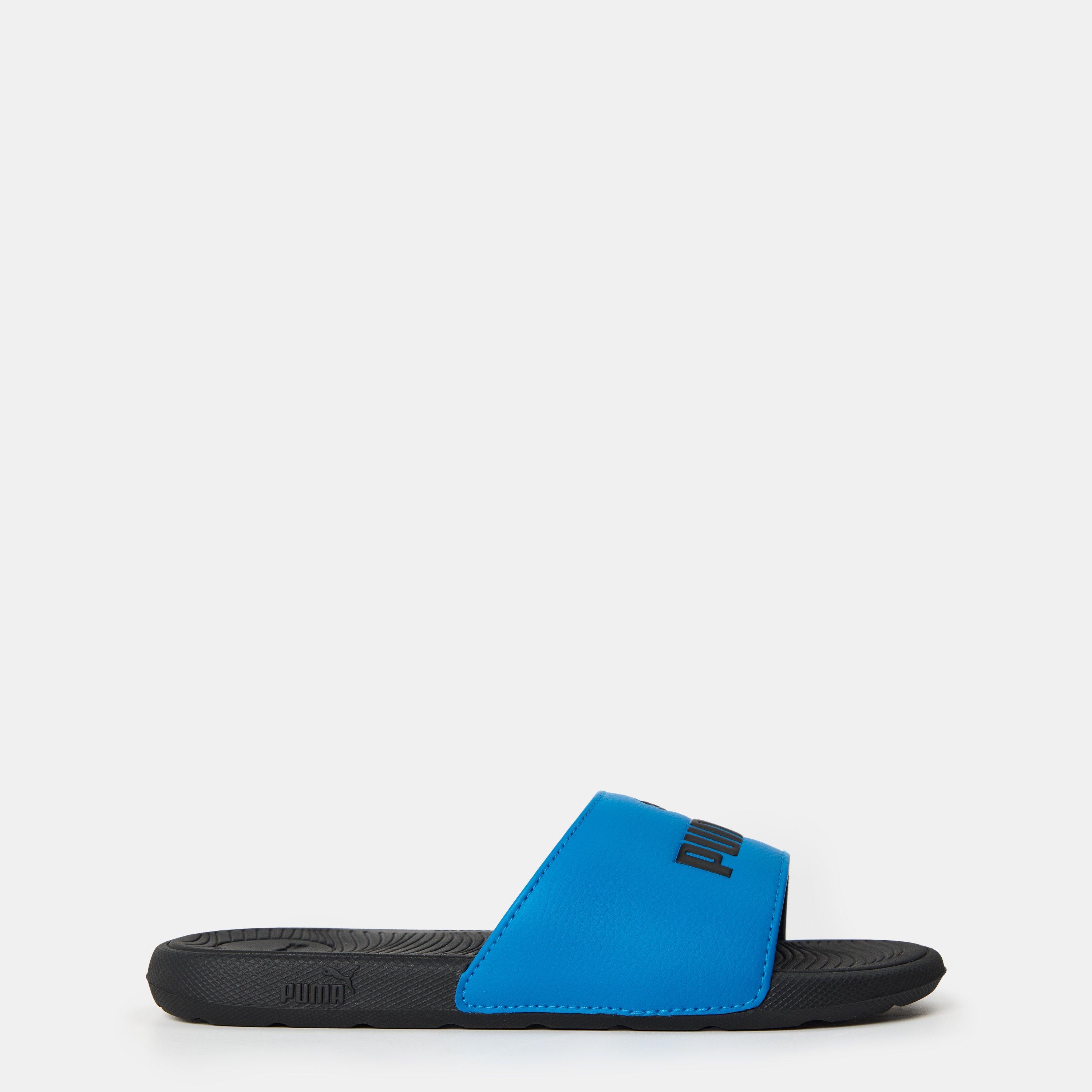 Azul/Negro - Puma - Unisex Kids' Cool Cat Pool Sliders - 1
