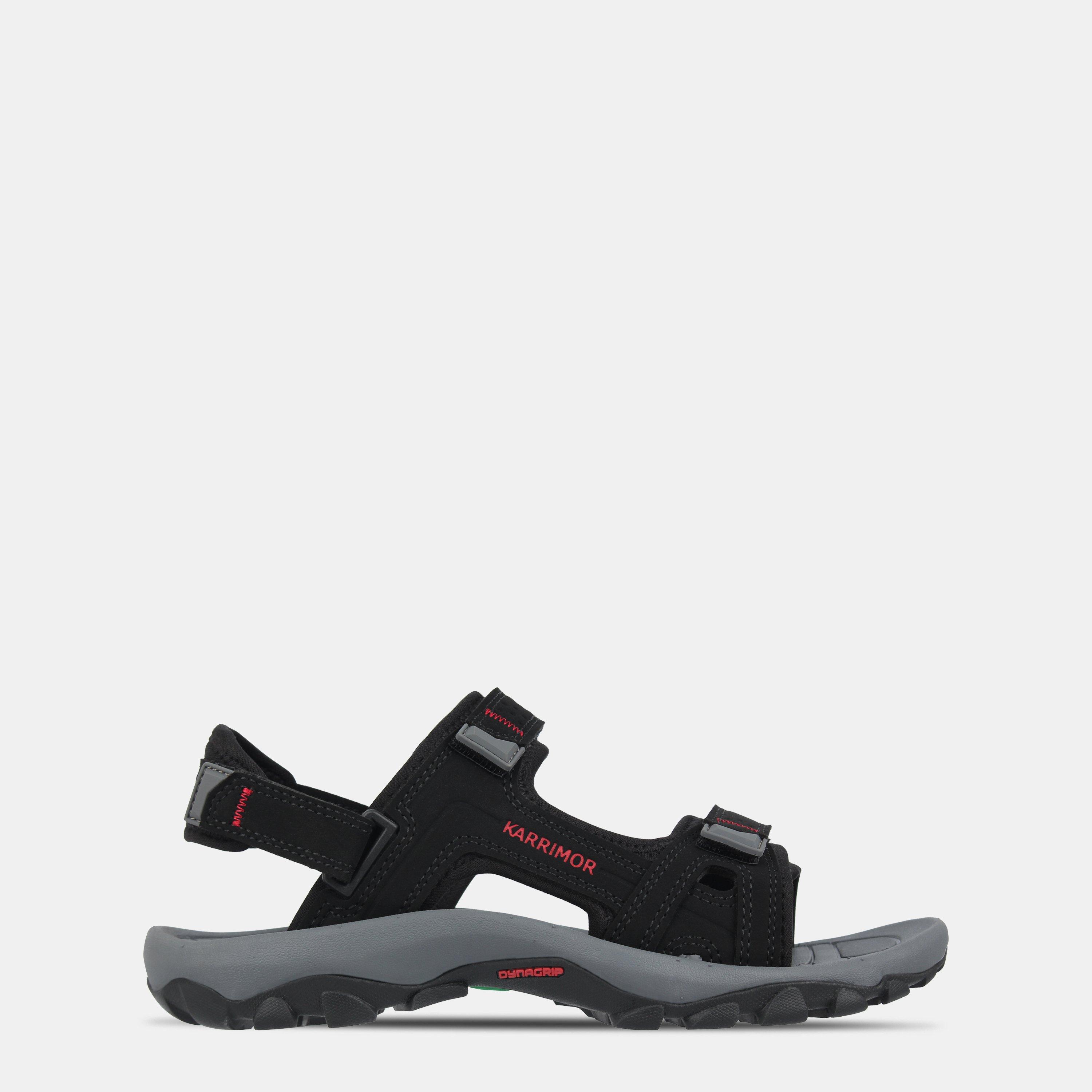 Black/Red/Char - Karrimor - Antibes Walking Sandals Juniors - 1