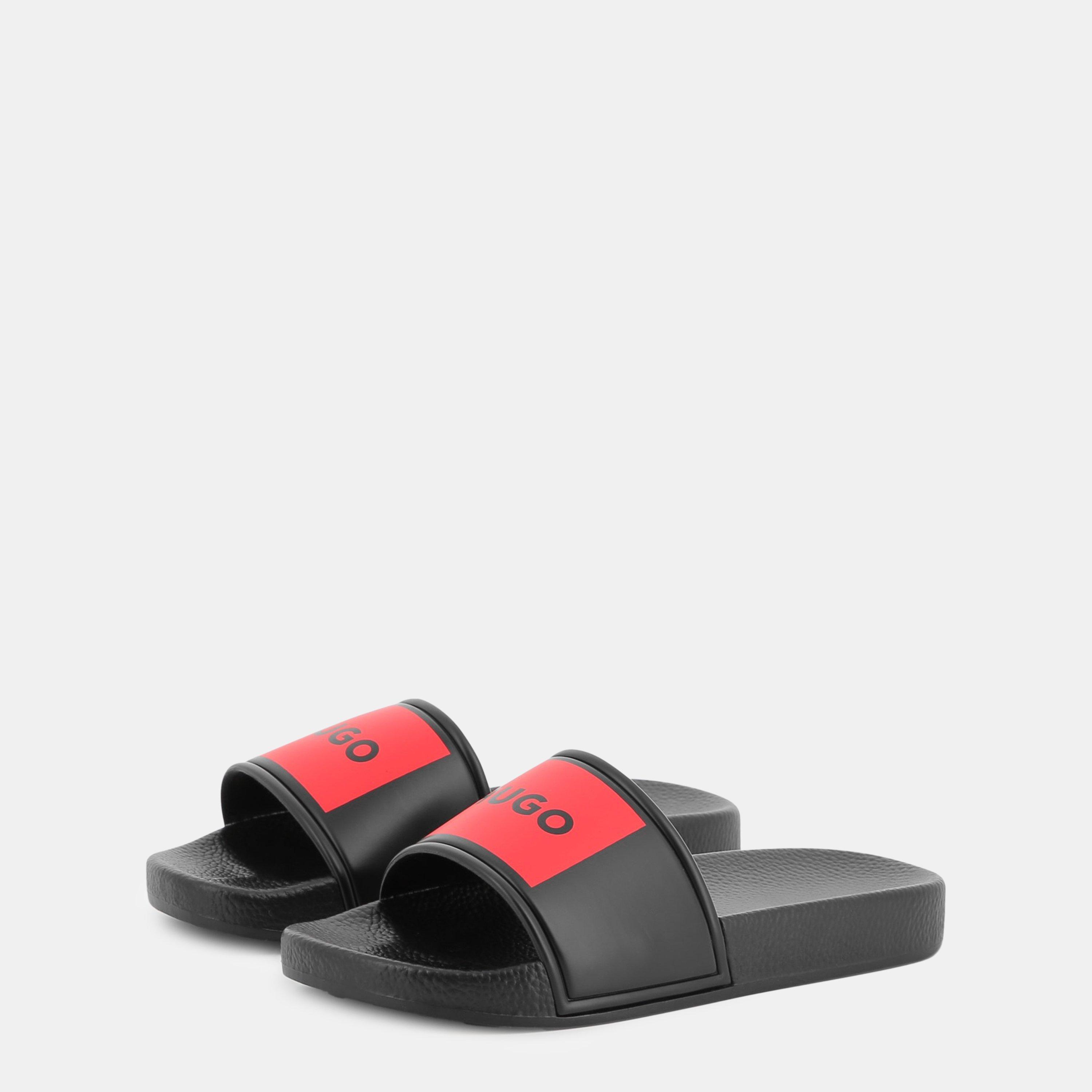 Black 09B - Hugo - Kids' Sliders - 4