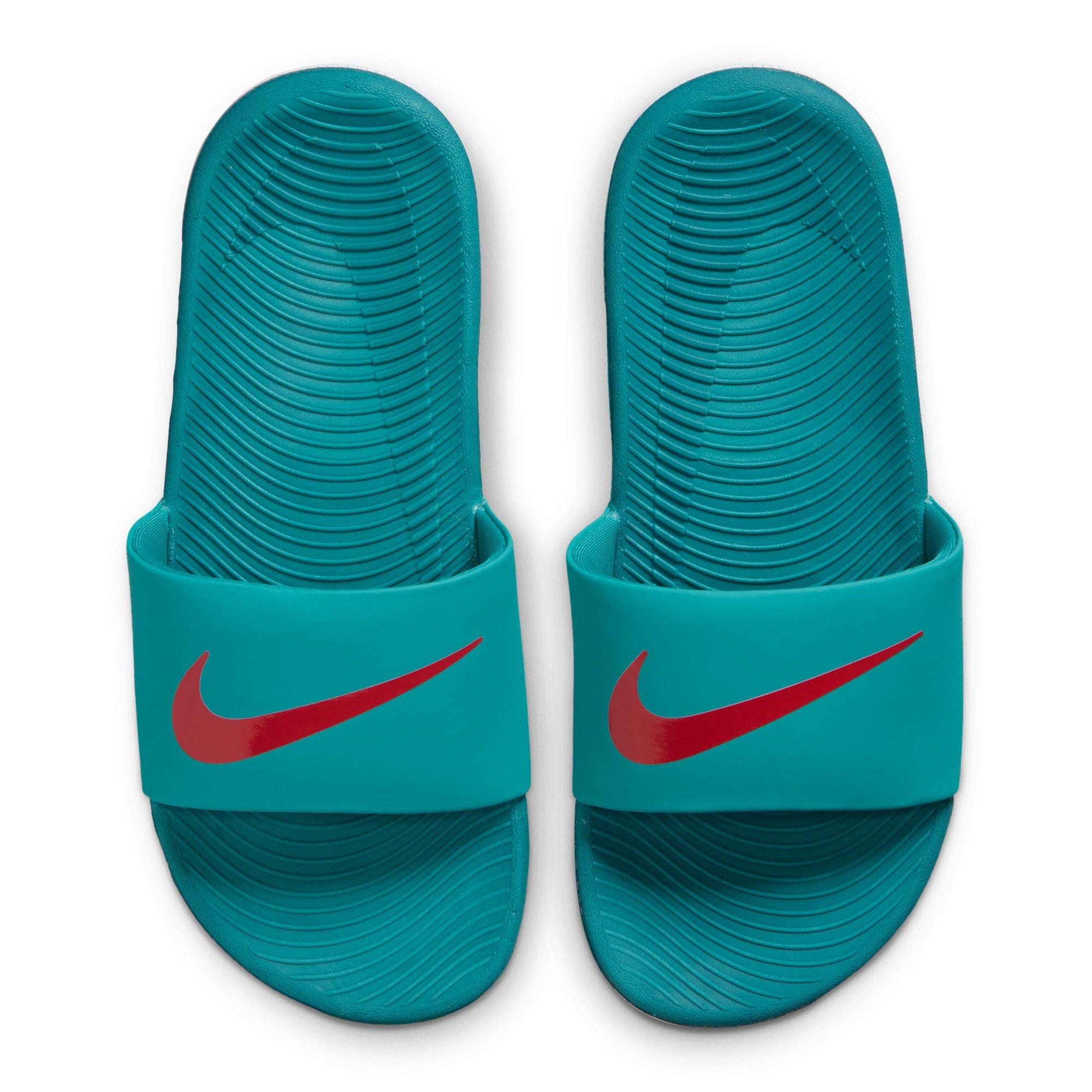Engy/Spruce-Wht - Nike - Kids' Kawa Slide Pool Shoes - 1