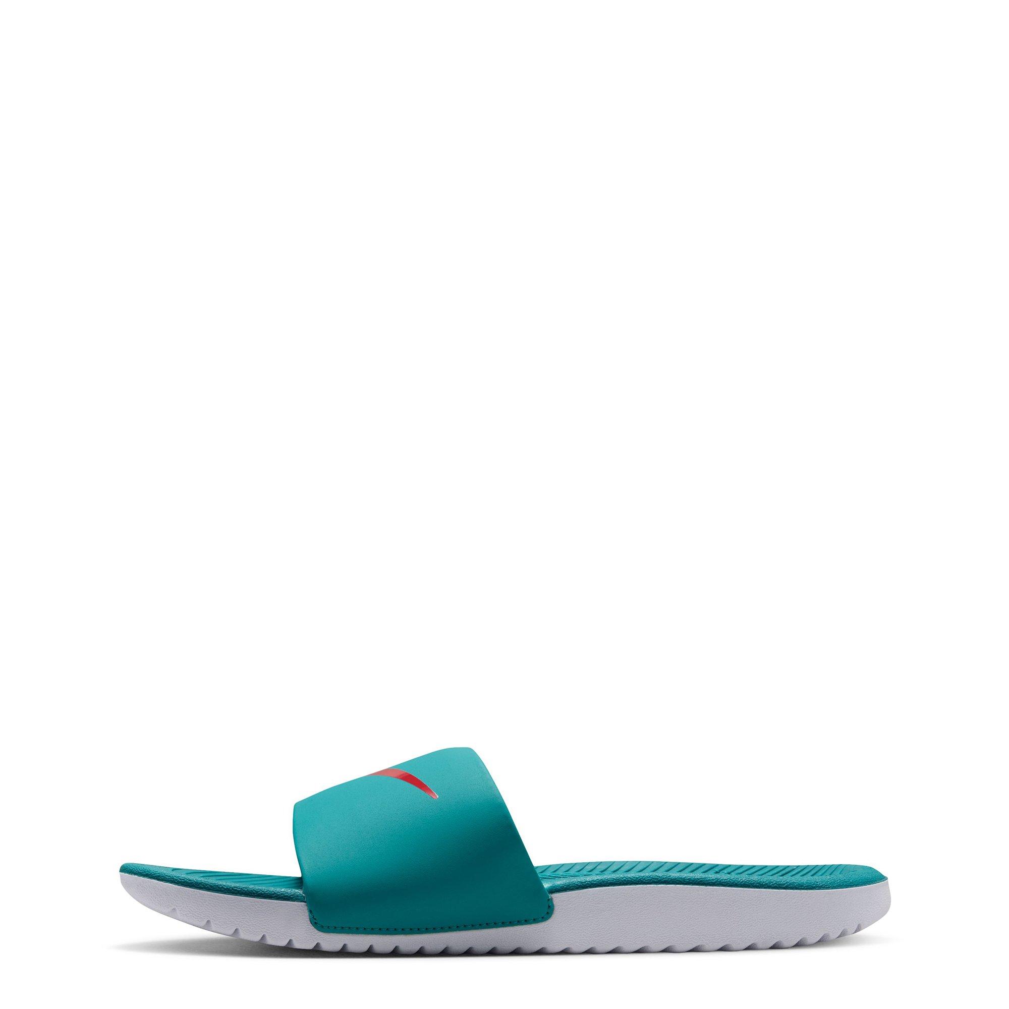 Engy/Spruce-Wht - Nike - Kids' Kawa Slide Pool Shoes - 3