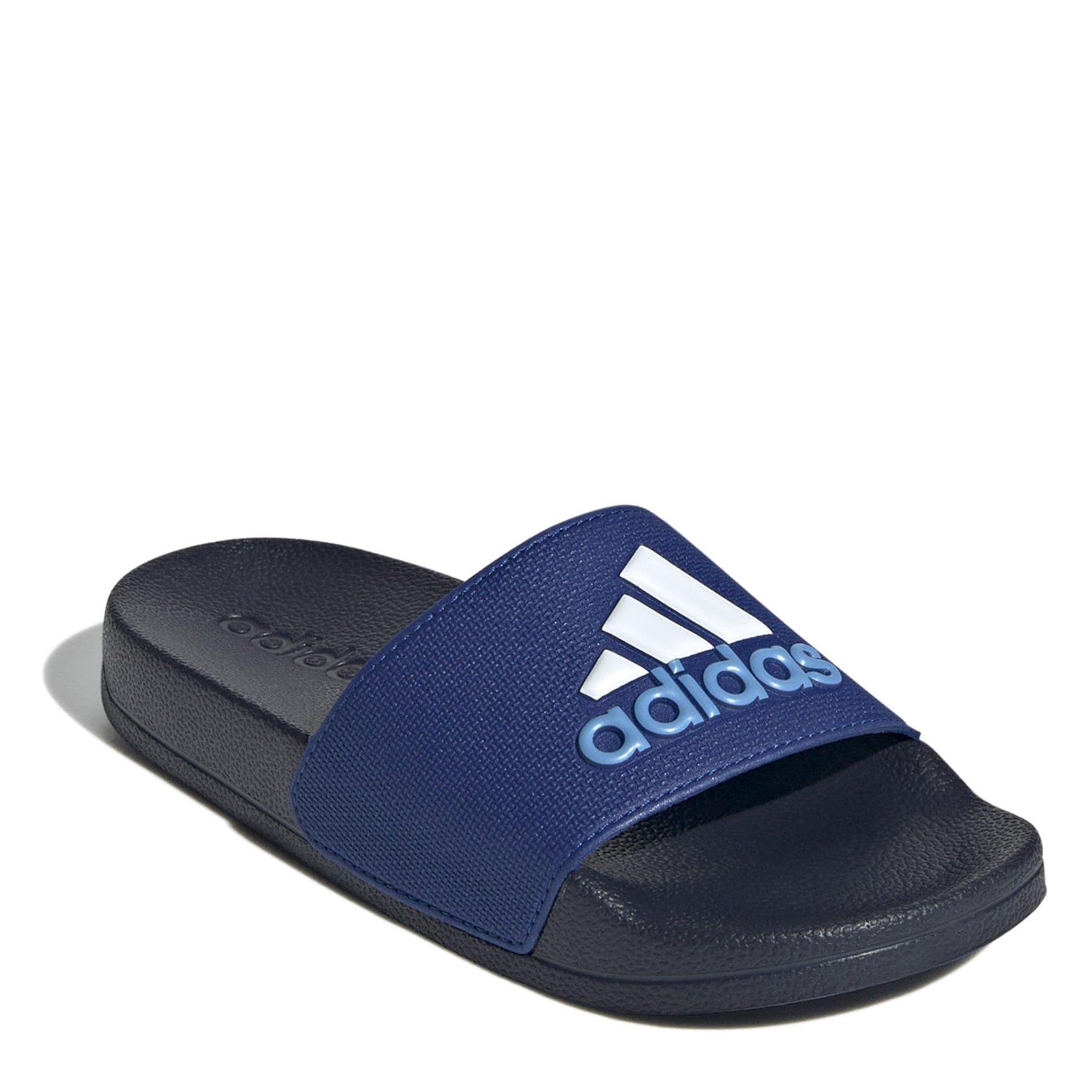 Roy.Blu/Leg.Ink - adidas - Adilette Shower Juniors Slide Sandals - 3