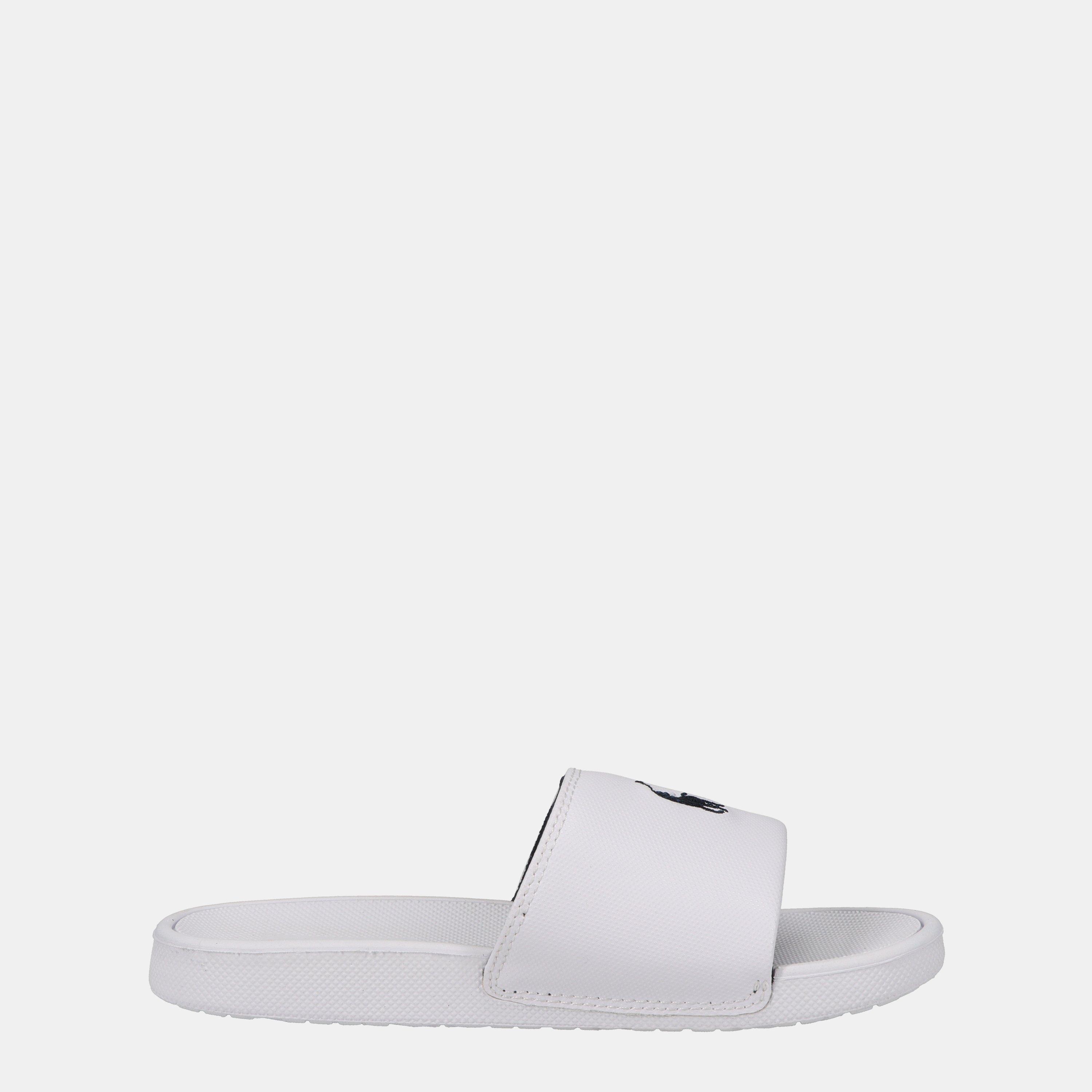 Polo Ralph Lauren  White/Navy Cayson Slides Juniors - 3 (34.5)