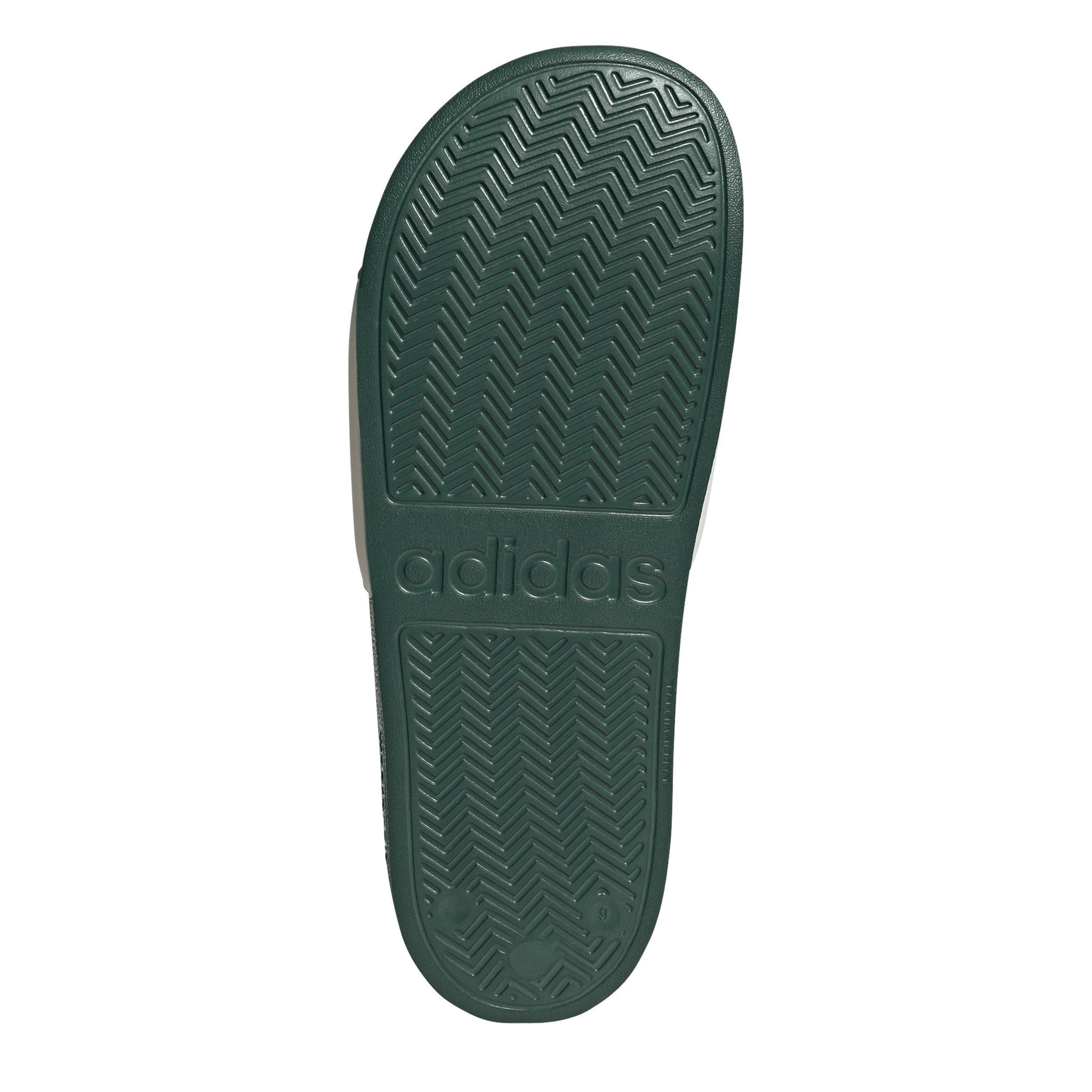 Bianco/Verde - adidas - Kids' Adilette Sliders - 6